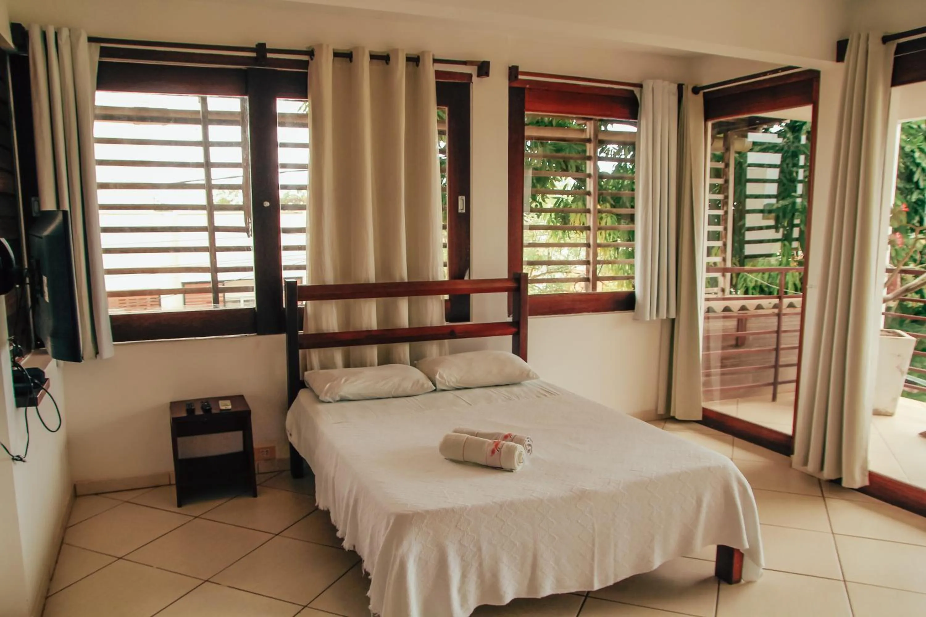 Bed in Pipa Panorama Aparthotel