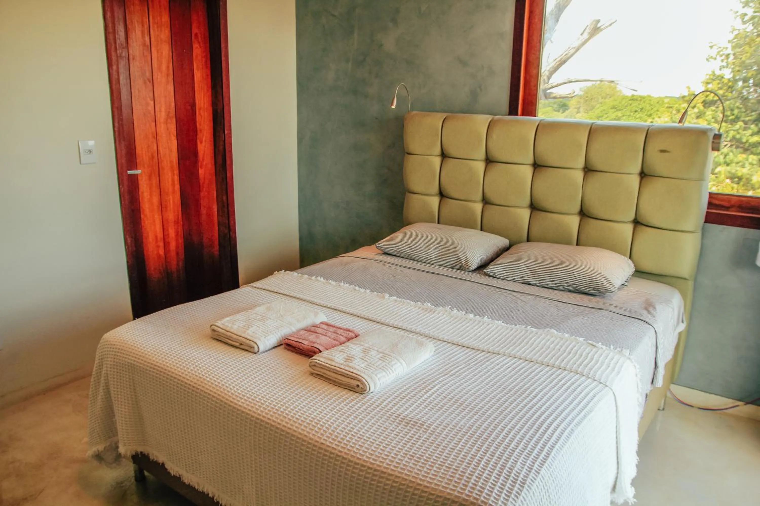 Bed in Pipa Panorama Aparthotel