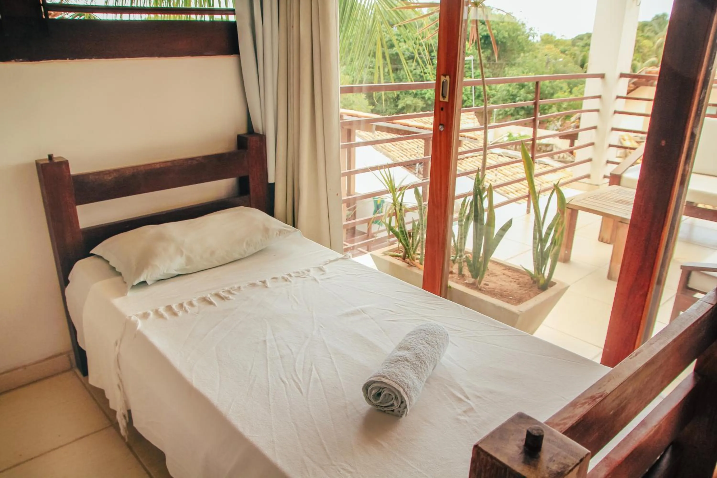 Bed in Pipa Panorama Aparthotel