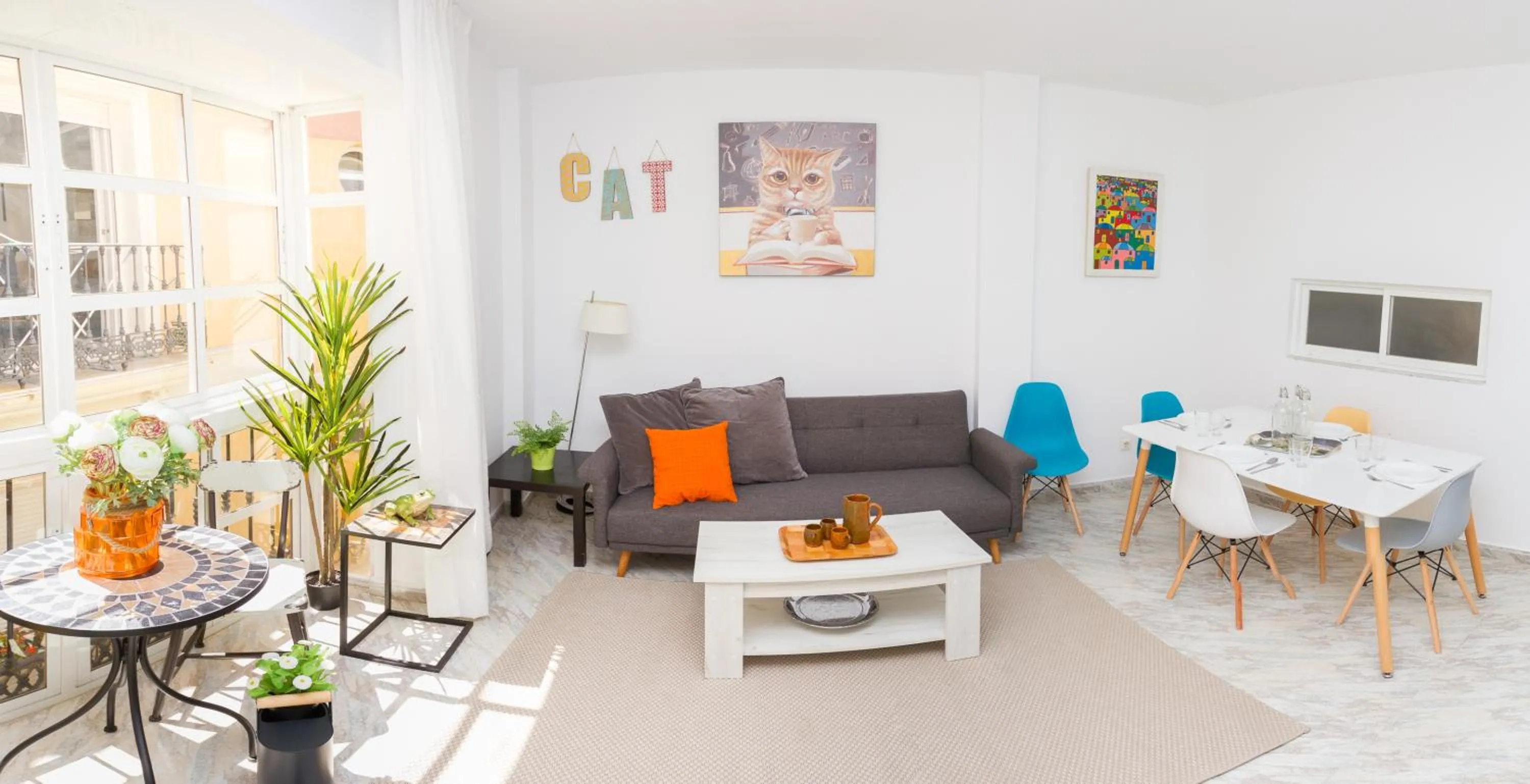 Living room in C57 - Spacious and Bright Apartment