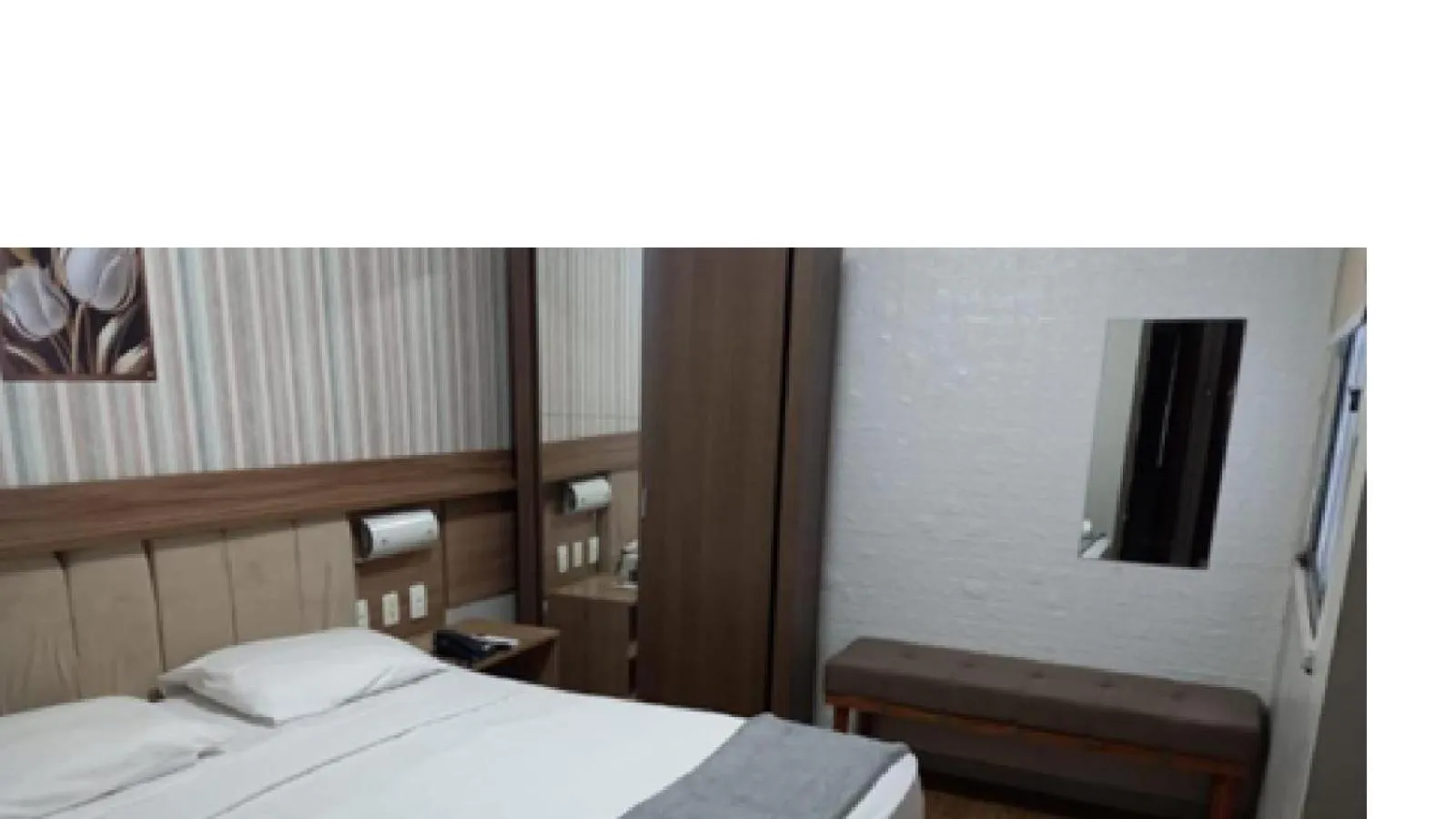 Photo of the whole room, Bed in Hotel do Largo Manaus