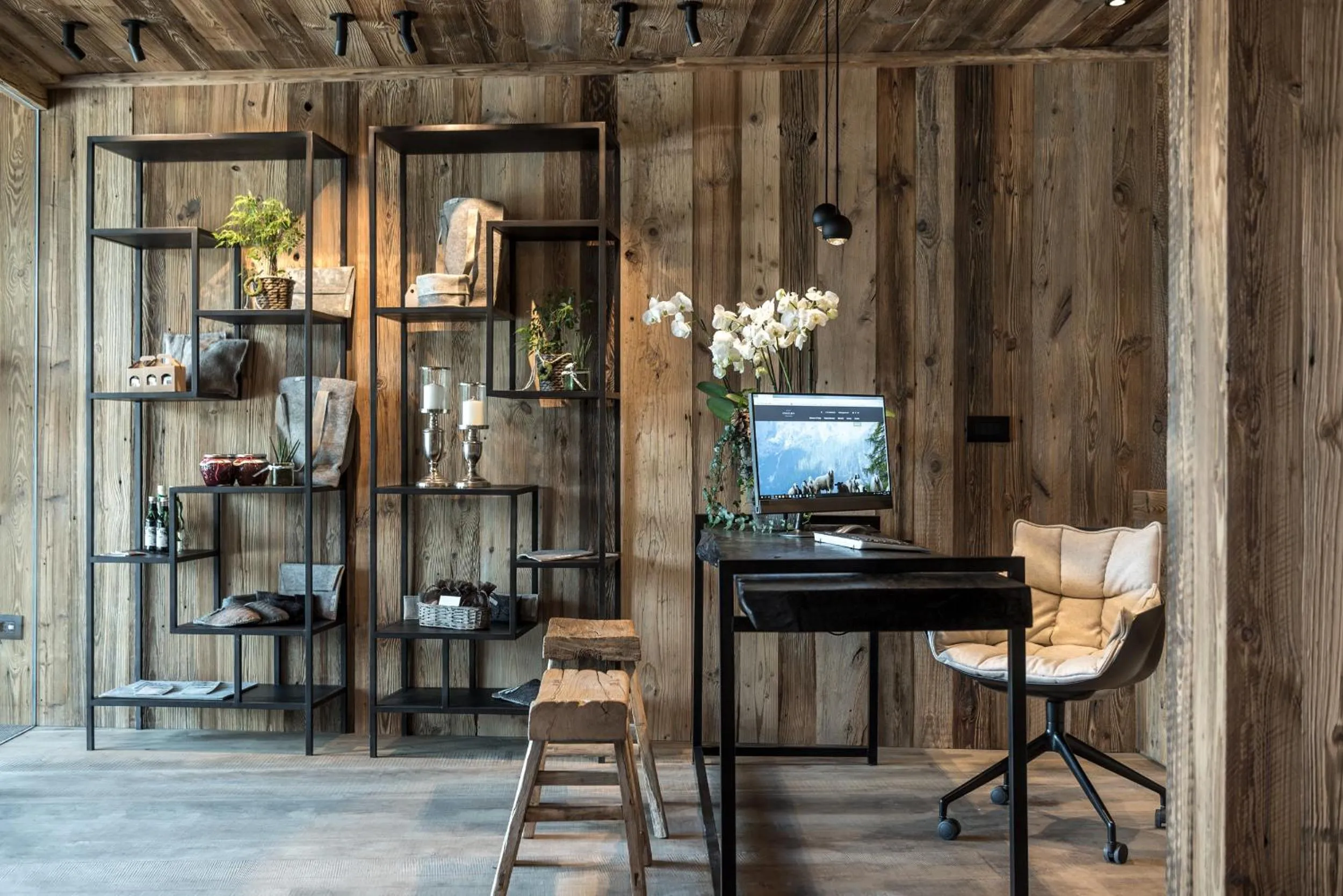 Lobby or reception in Chalet Cogolara