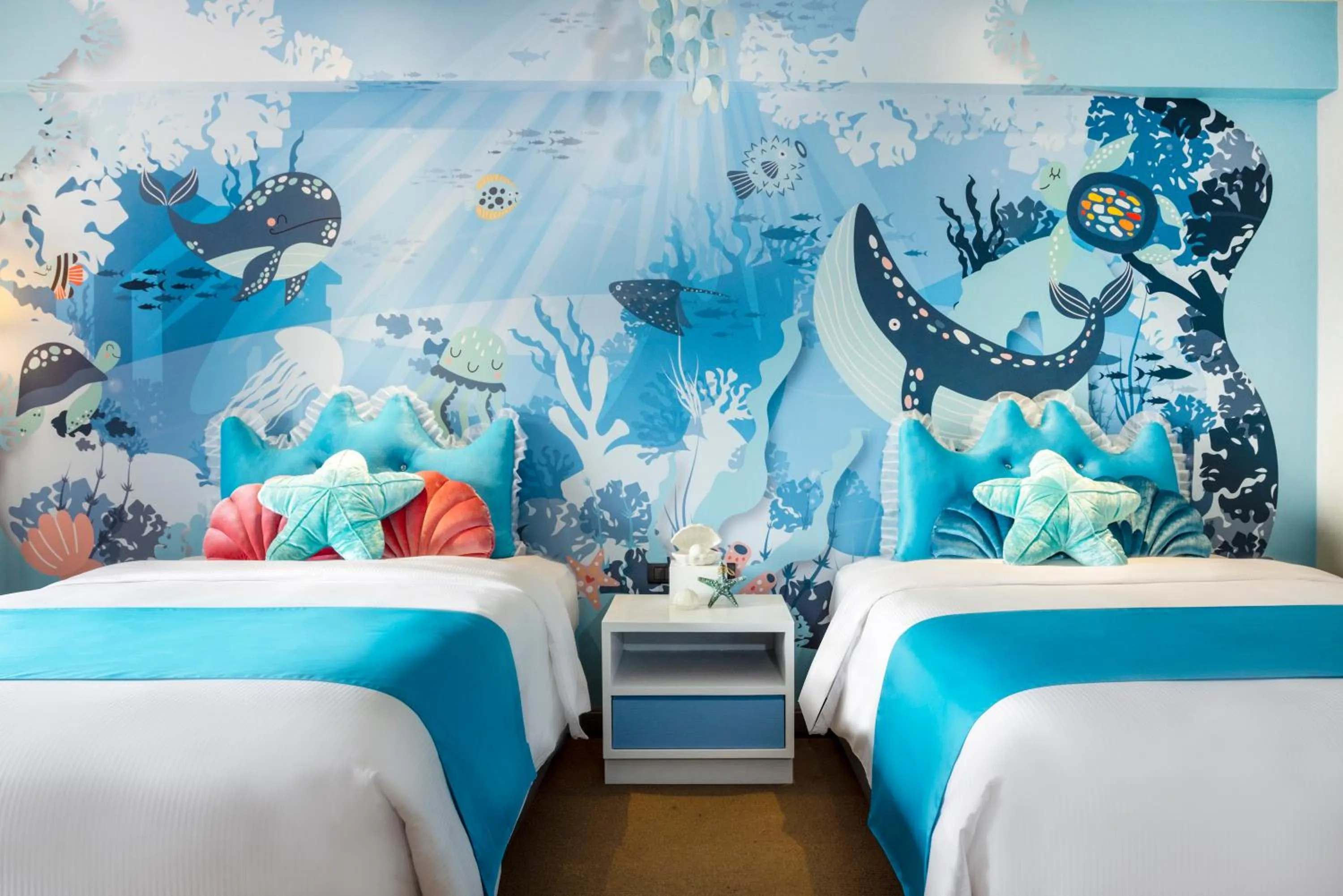 Bed in Avani Pattaya Resort