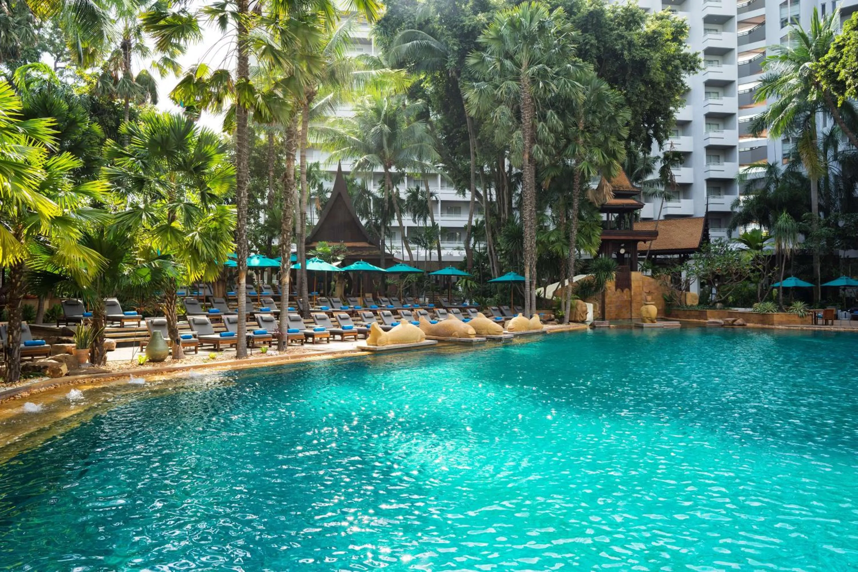 Pool view in Avani Pattaya Resort