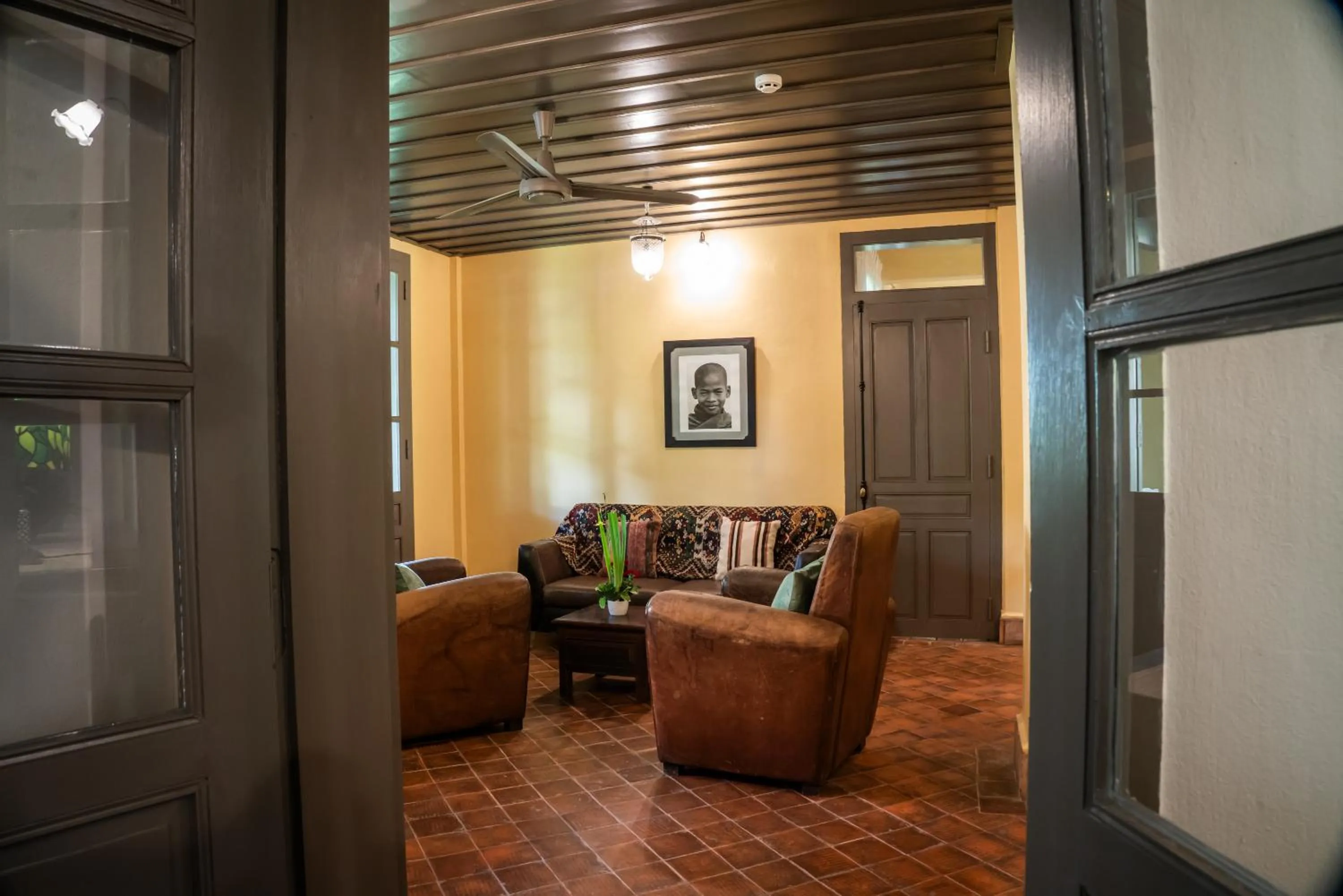 Seating area in Satri House Hotel