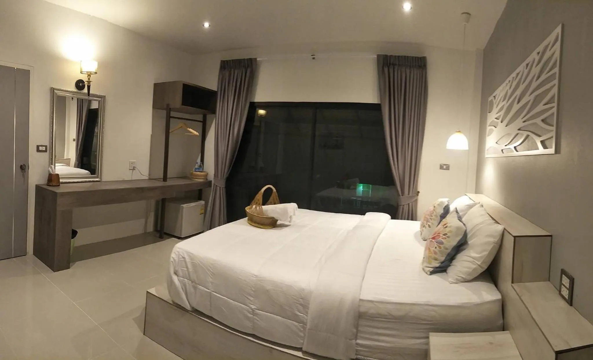 Bed in Suwi Coco Ville Resort