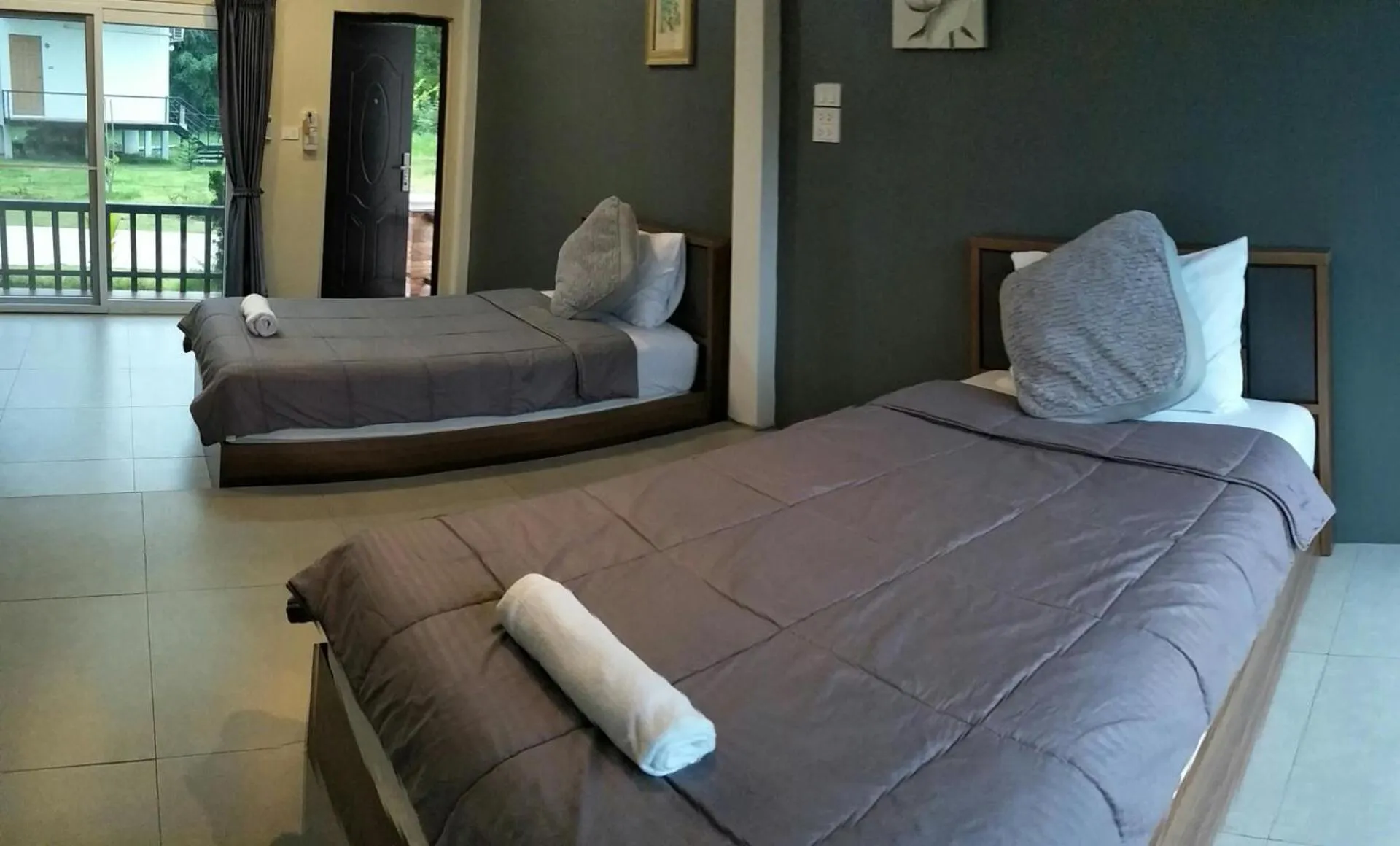 Bed in Suwi Coco Ville Resort