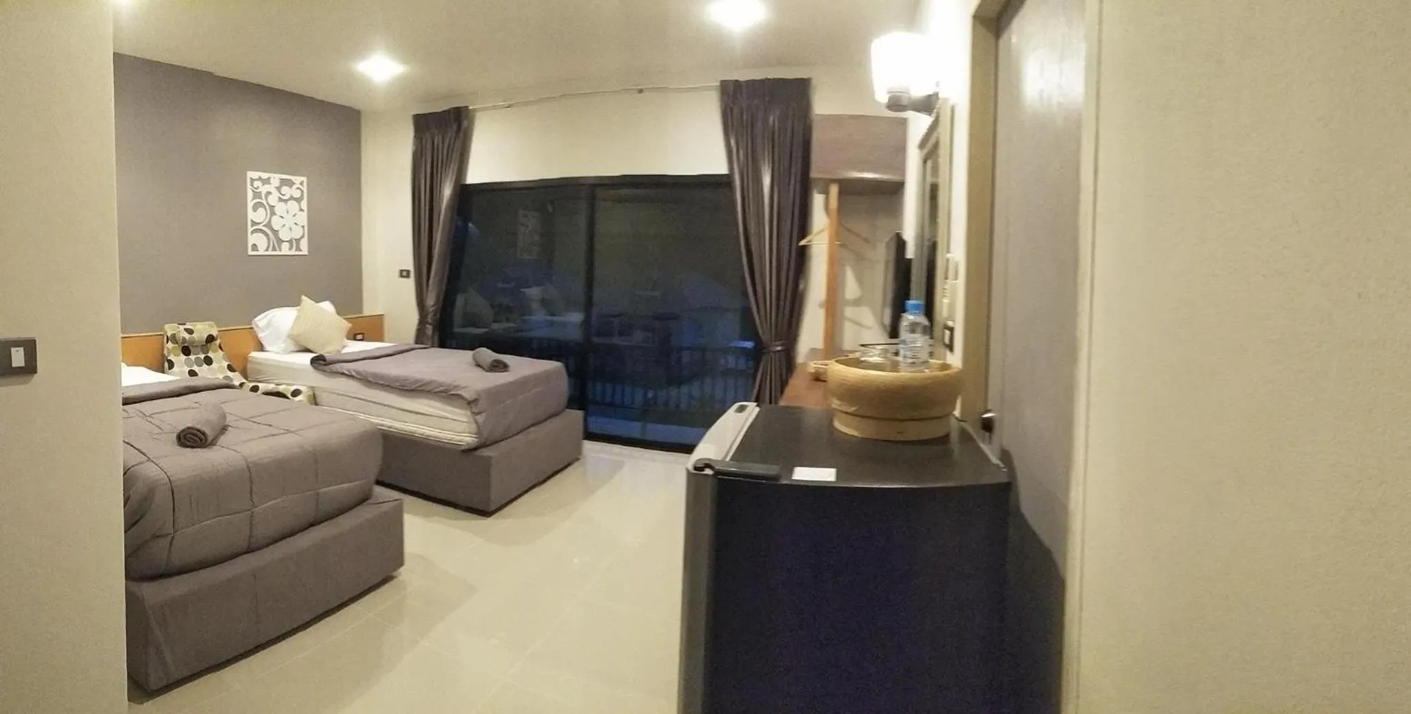 Bed in Suwi Coco Ville Resort