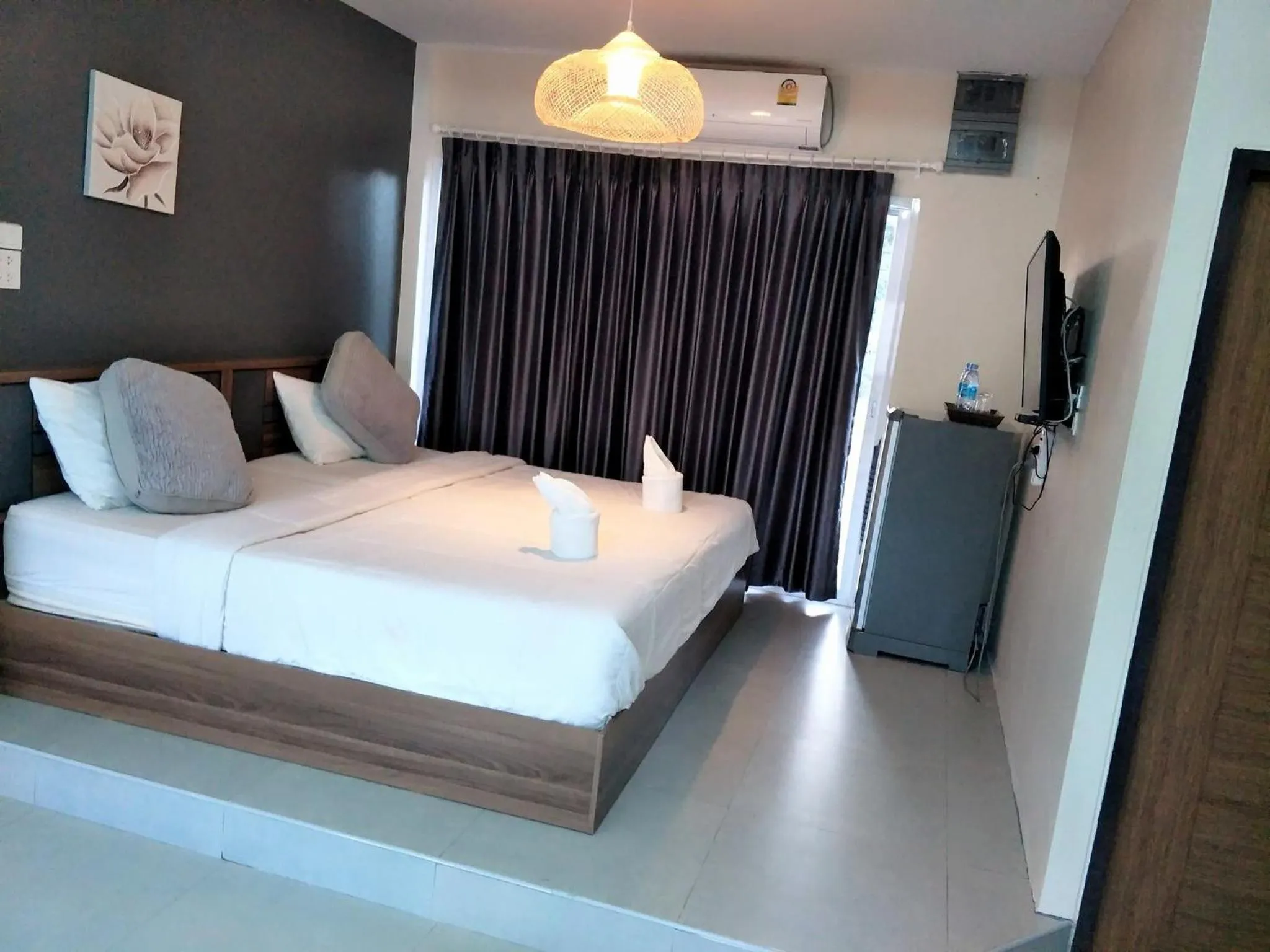 Bed in Suwi Coco Ville Resort