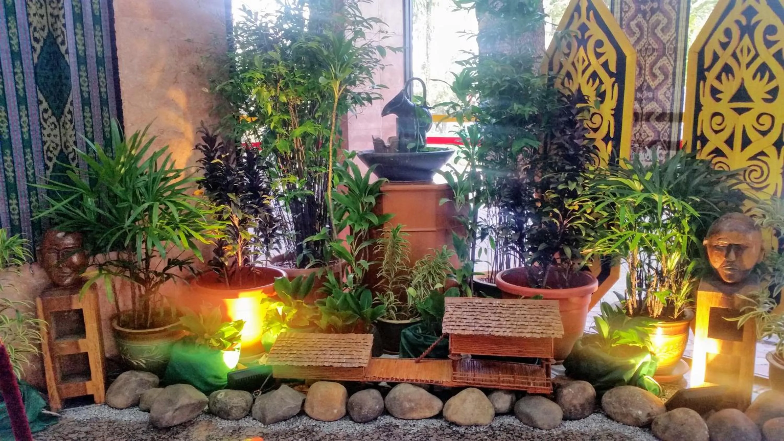 Decorative detail in Hotel Grand Continental Kuching