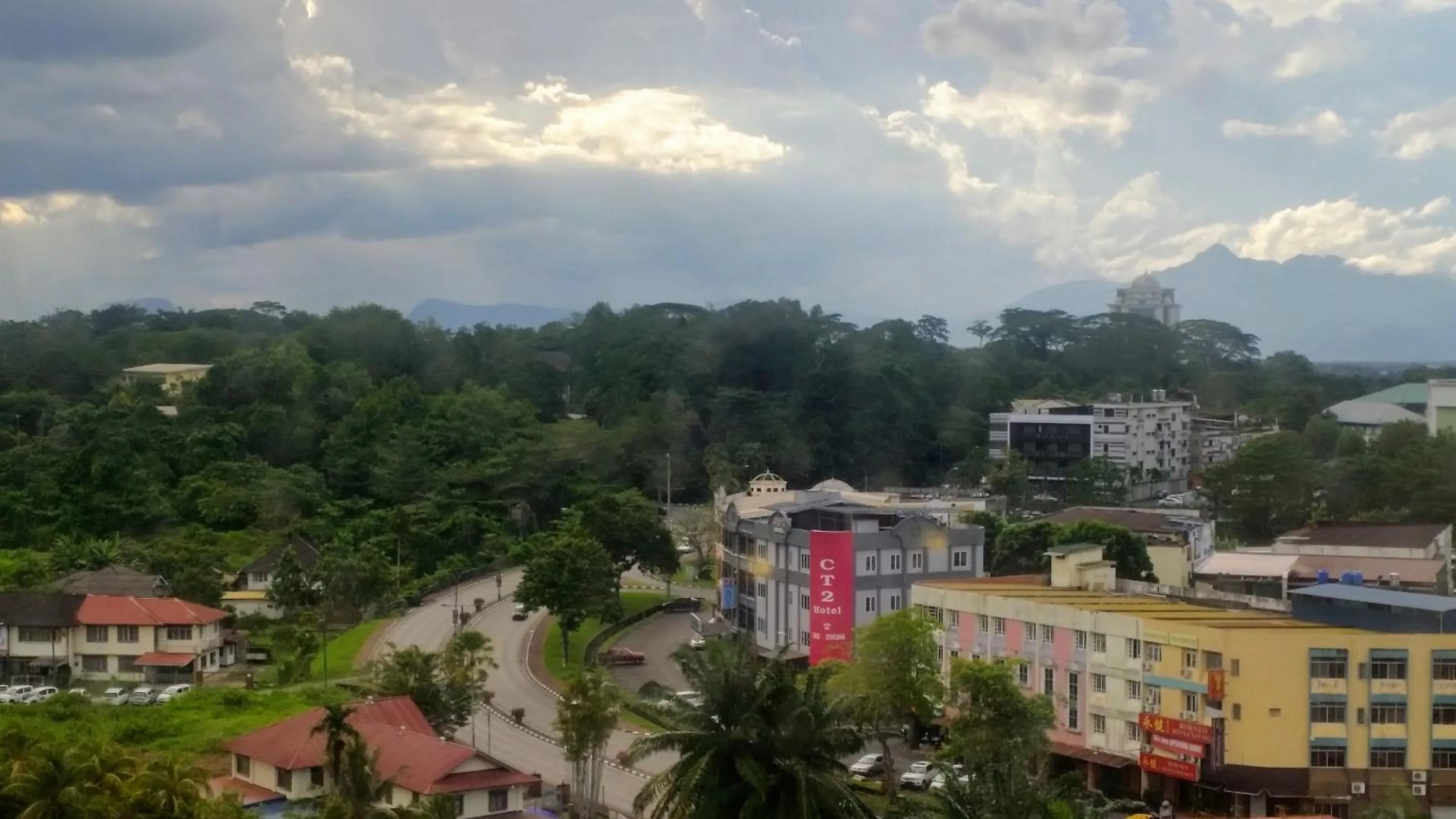 Mountain view in Hotel Grand Continental Kuching