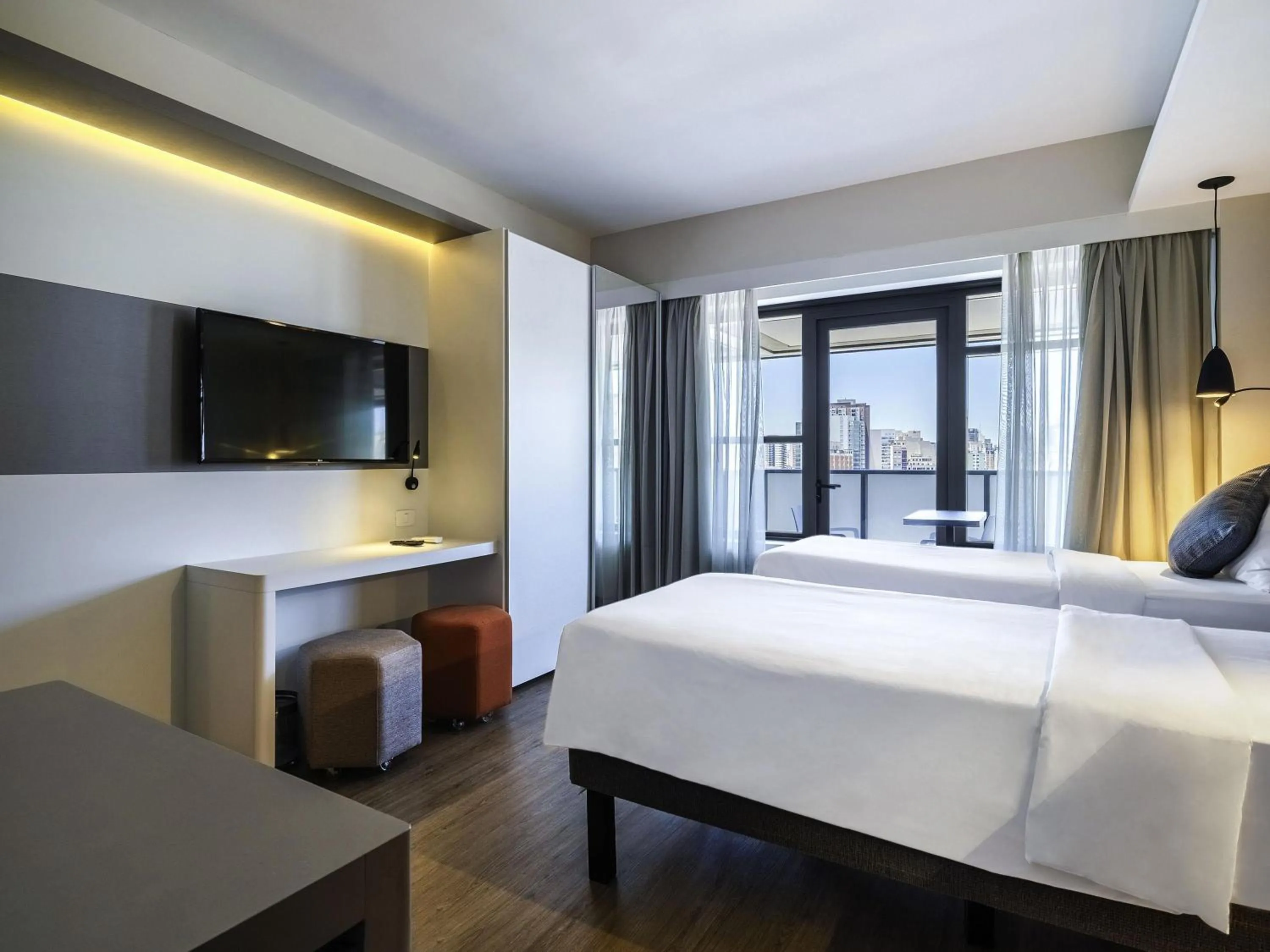 Bedroom, Bed in Mercure Sao Paulo Barra Funda