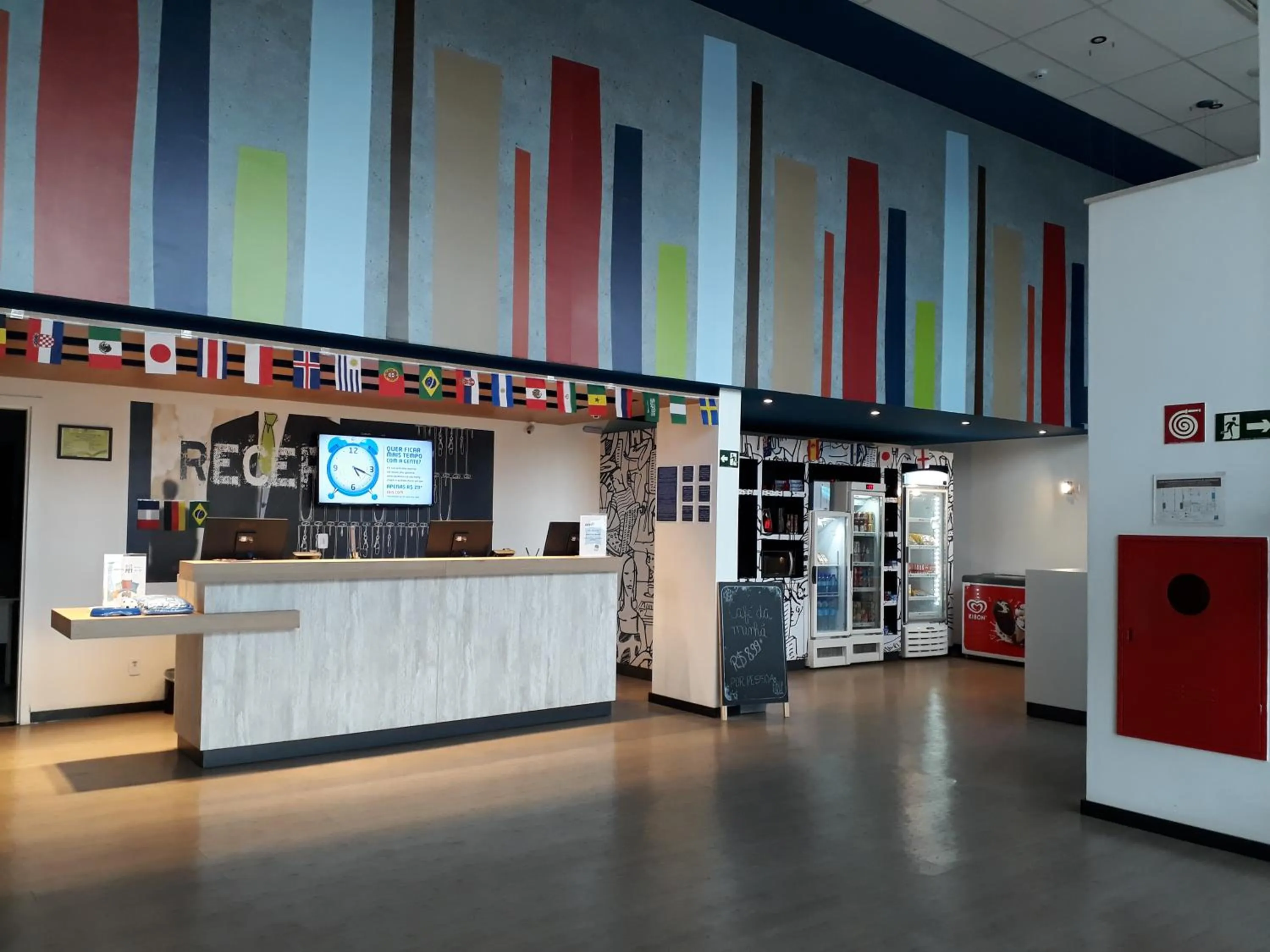 Lobby or reception in ibis budget Barbacena