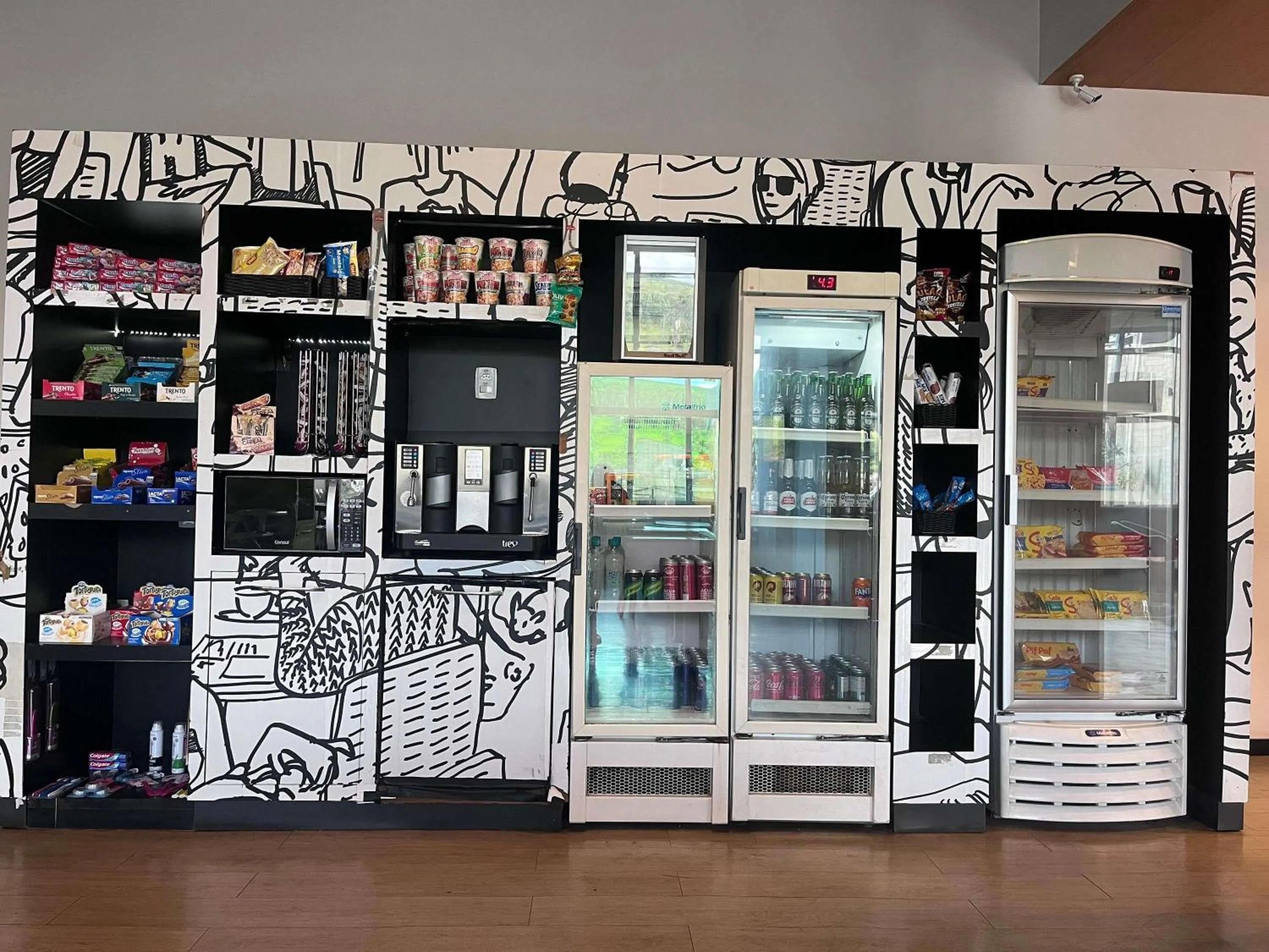 Lounge or bar in ibis budget Manhuaçu