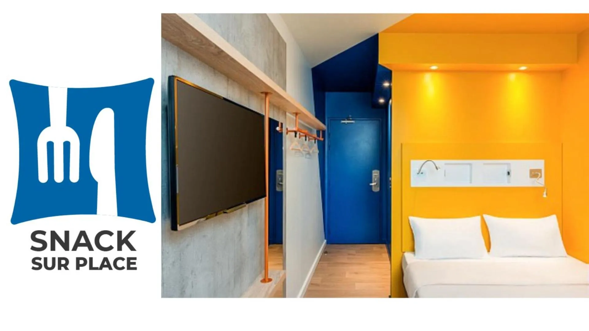 Photo of the whole room, Bed in Ibis Budget Amiens Centre Gare