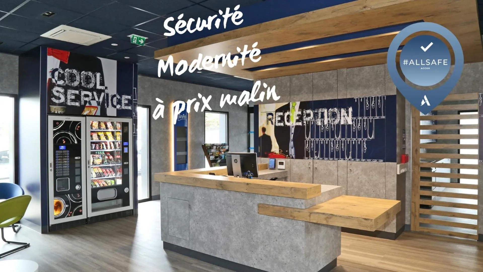 Lobby or reception in Ibis Budget Amiens Centre Gare