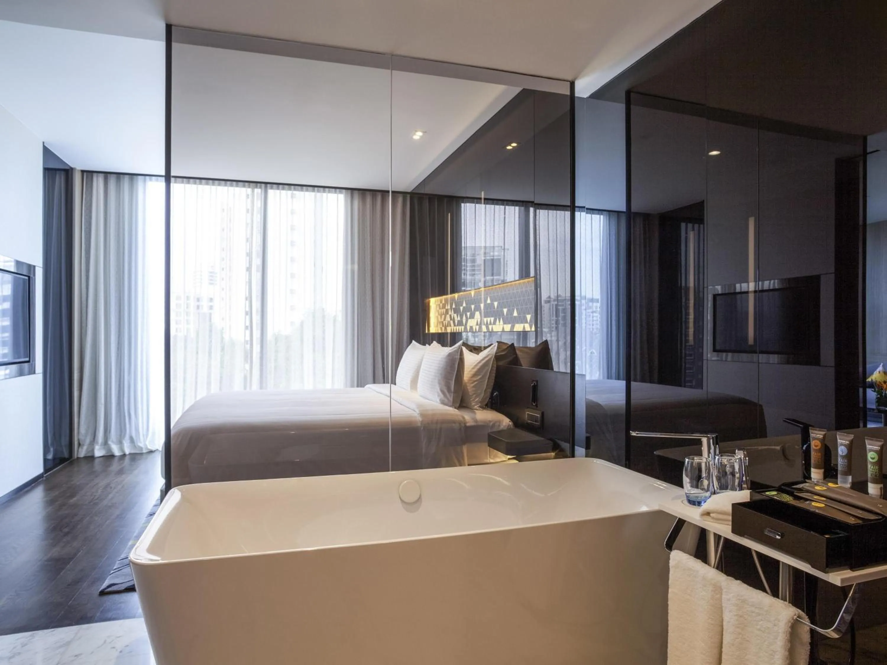 Bedroom, Bed in Novotel Singapore On Stevens