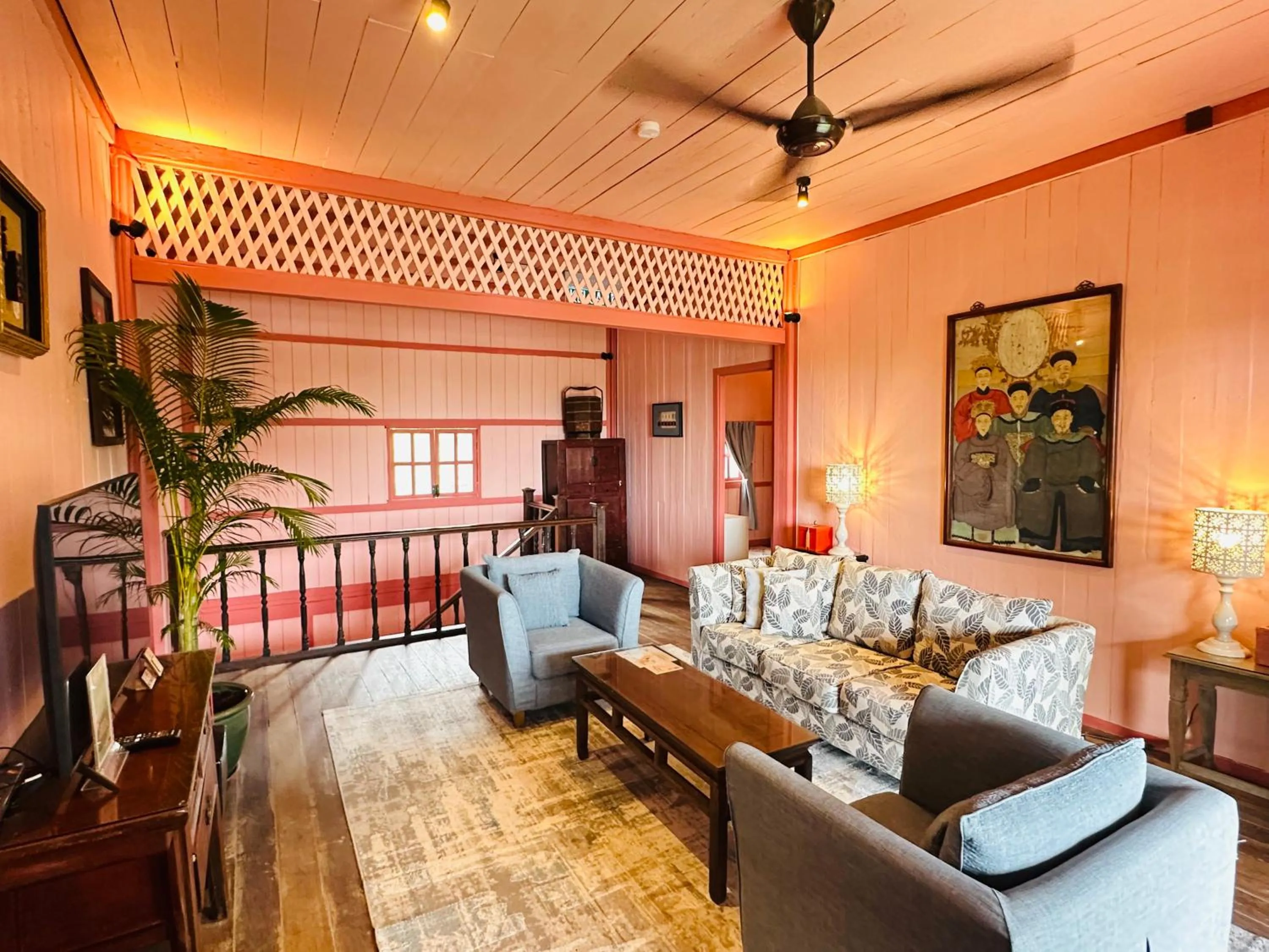 Living room in Temple Tree Resort