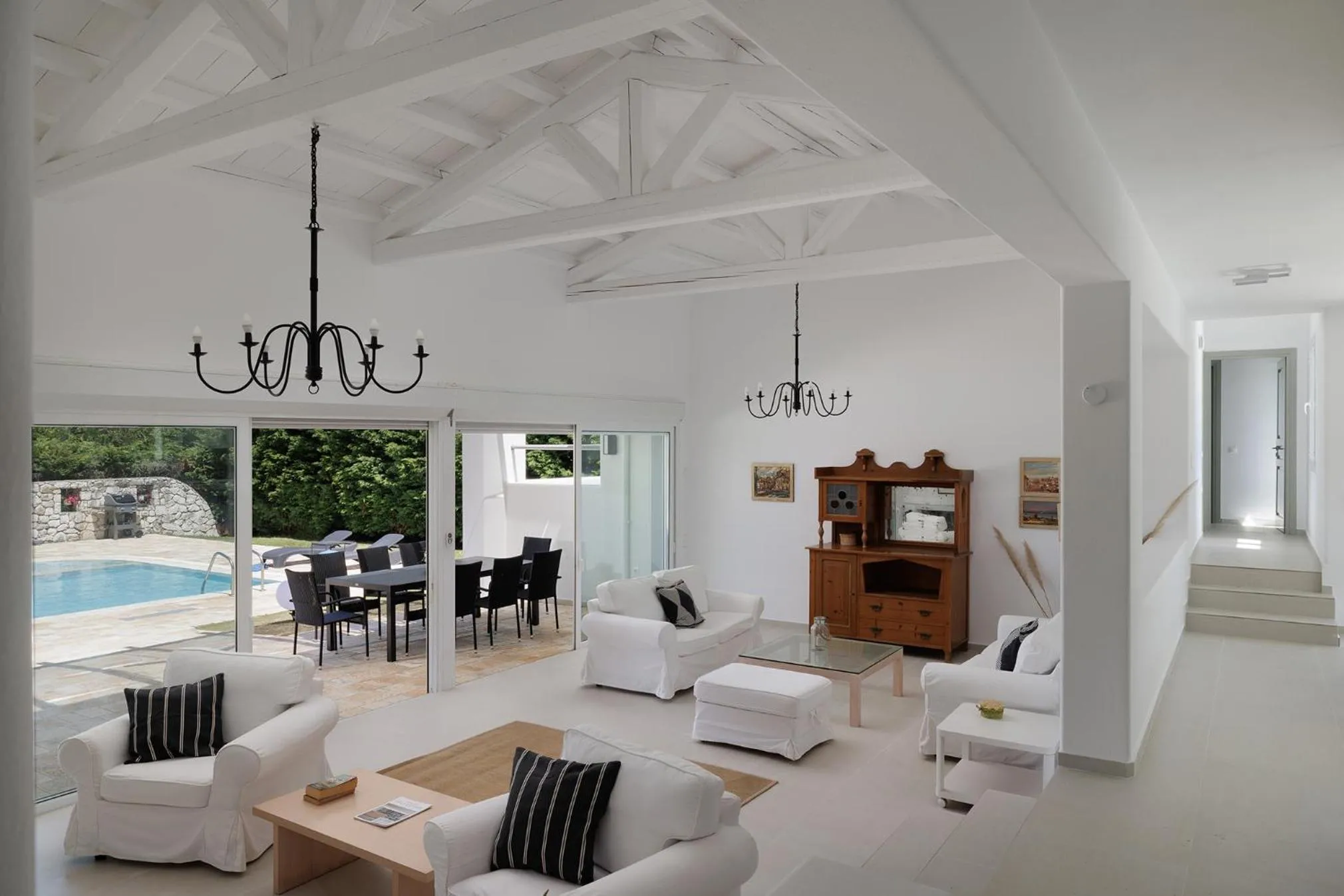 Living room in Villa Levanda by WhiteDream Villas
