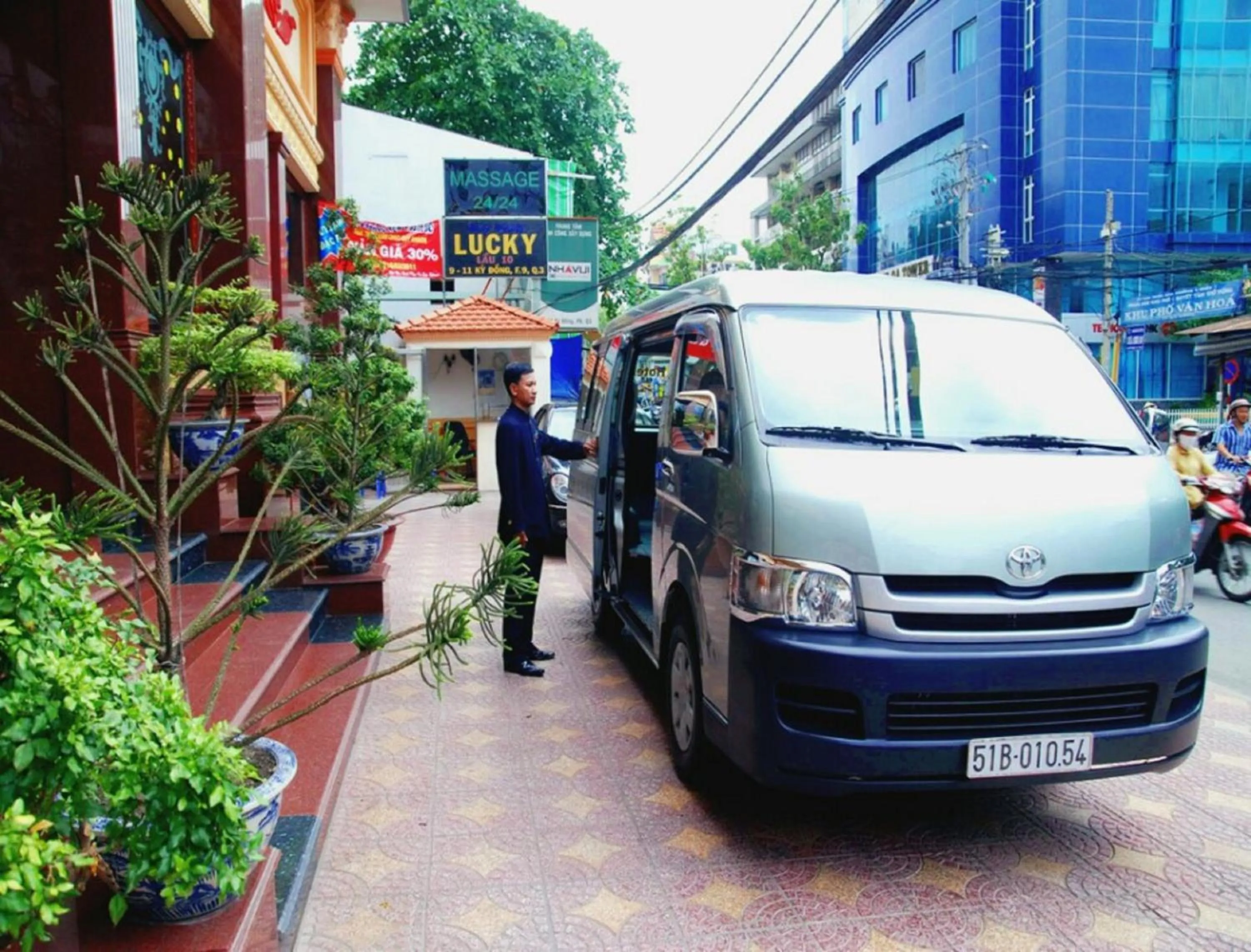 Staff in New Pacific Hotel