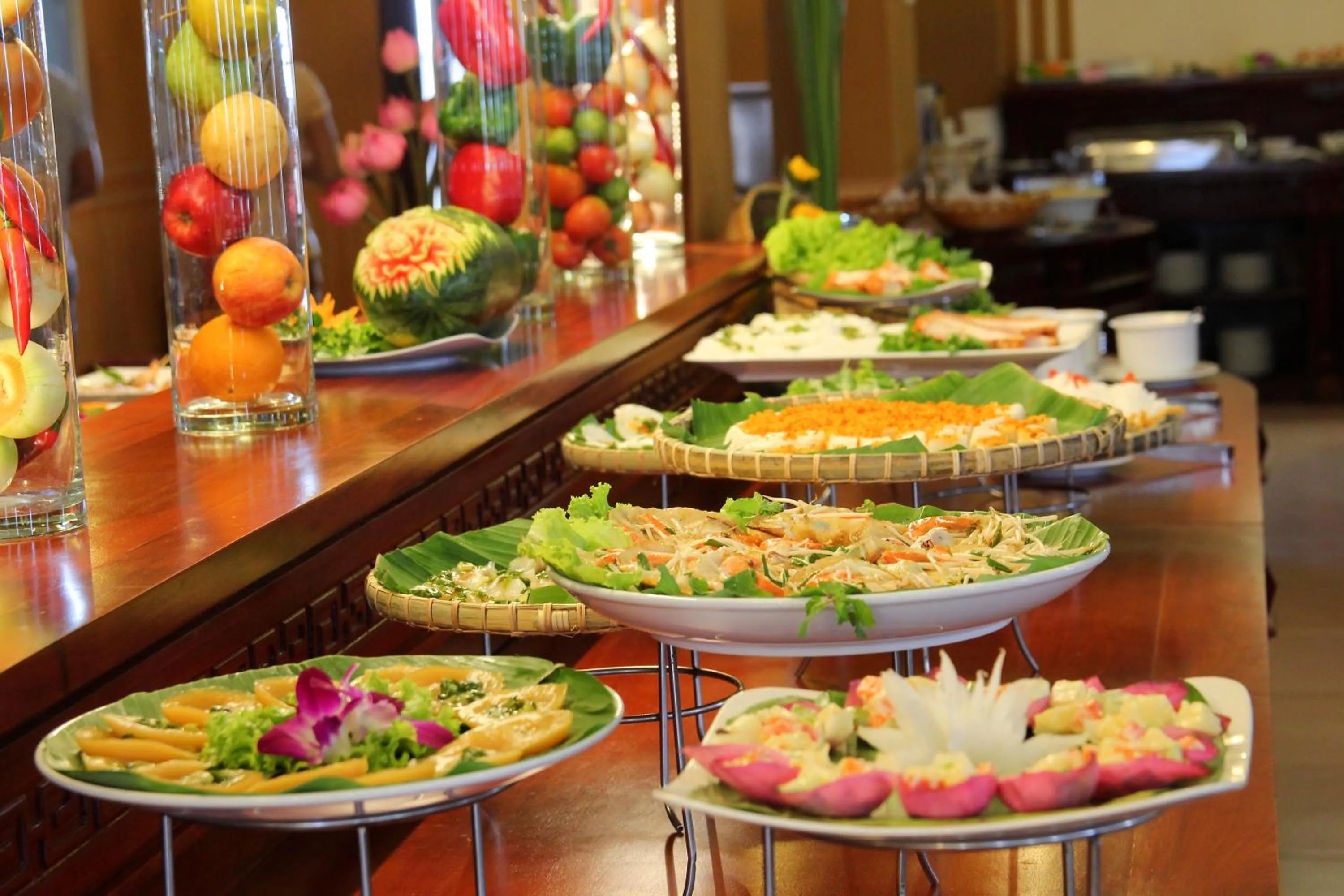 Food and drinks in New Pacific Hotel