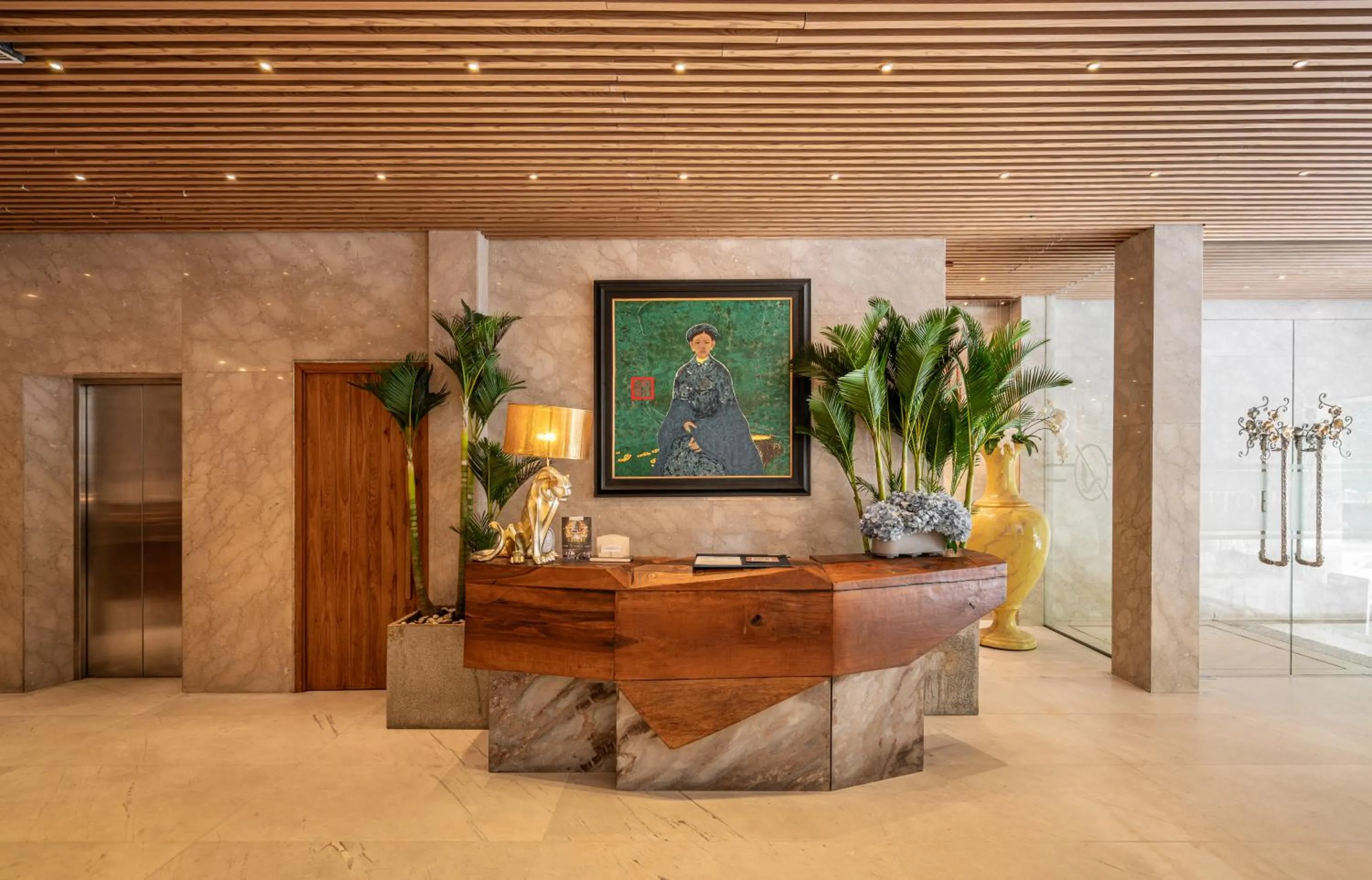 Lobby or reception in A&EM Art Hotel