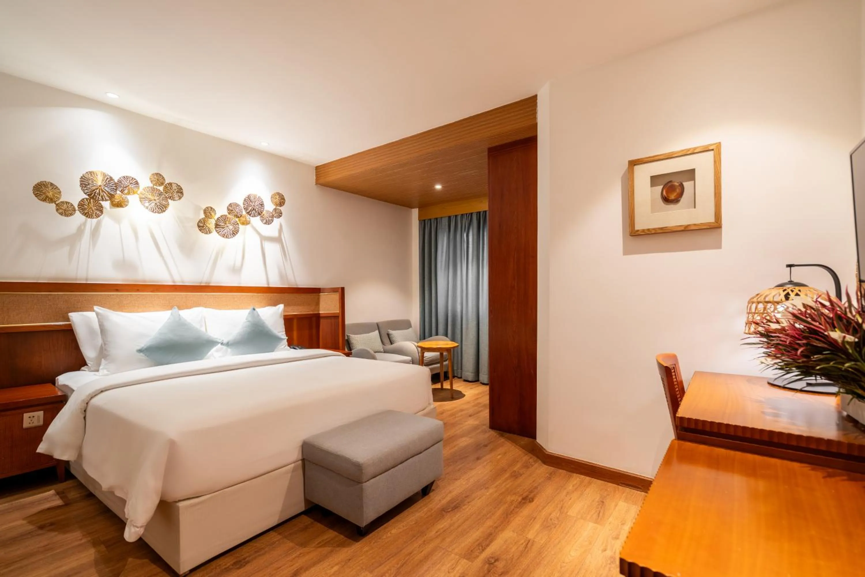 Bed in A&EM Art Hotel