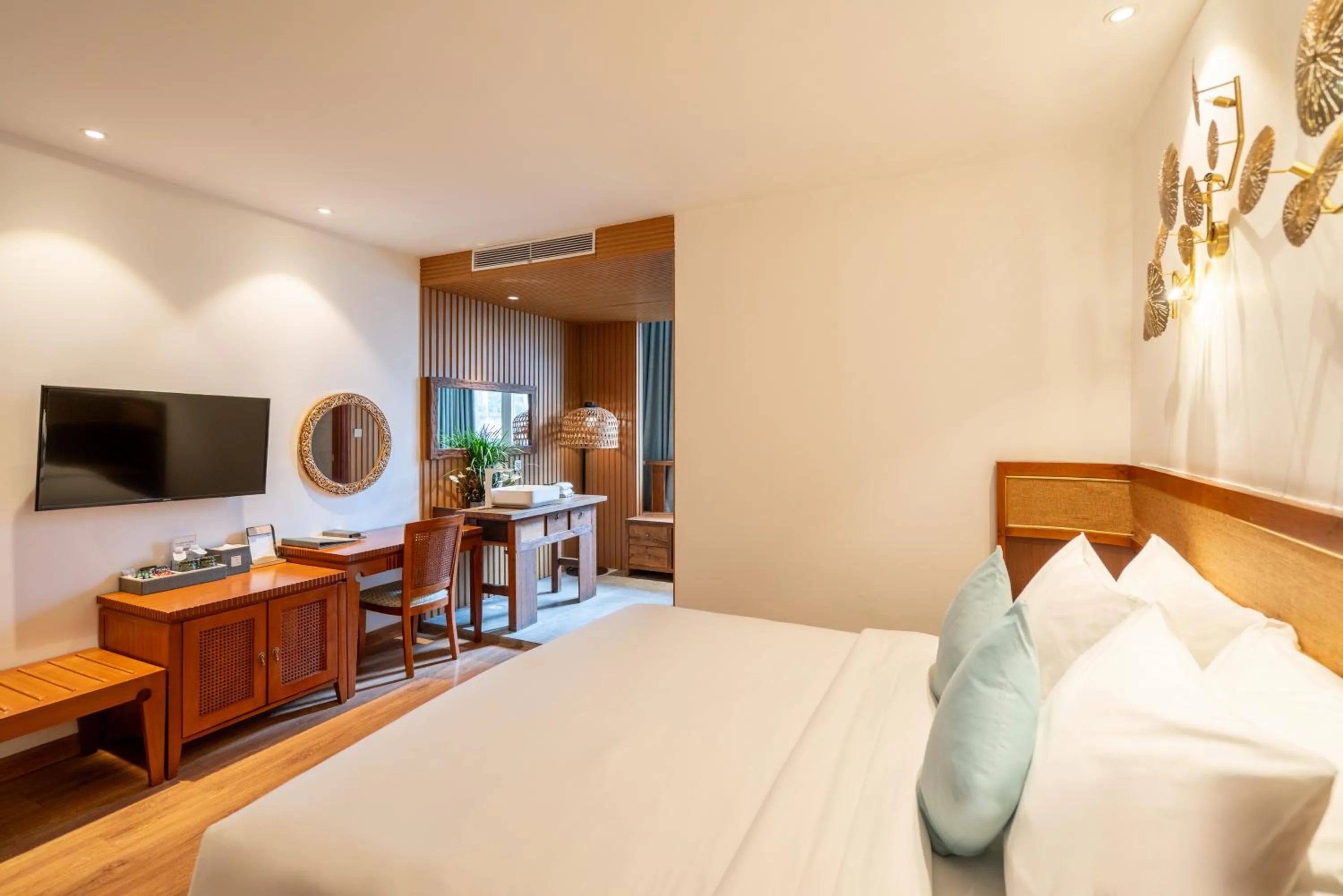 Bed in A&EM Art Hotel