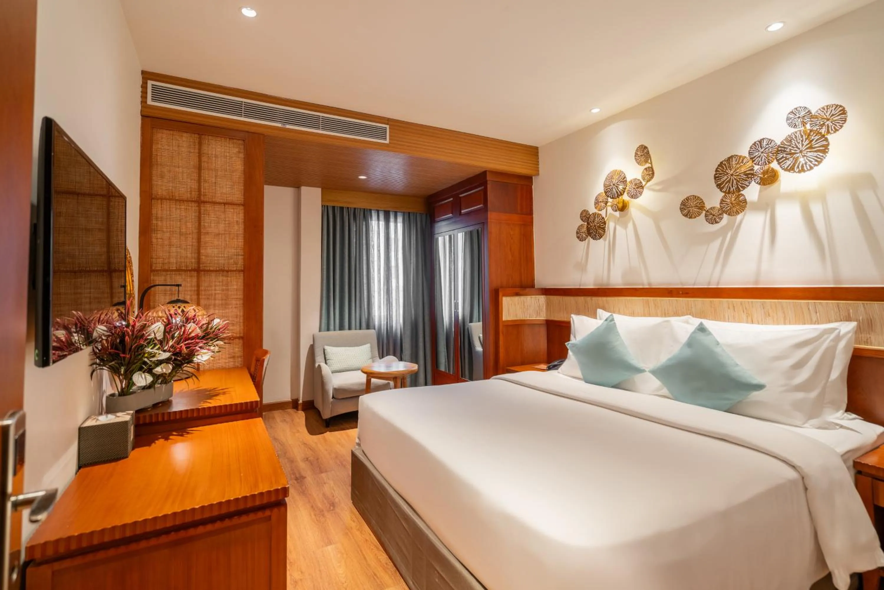 Bed in A&EM Art Hotel