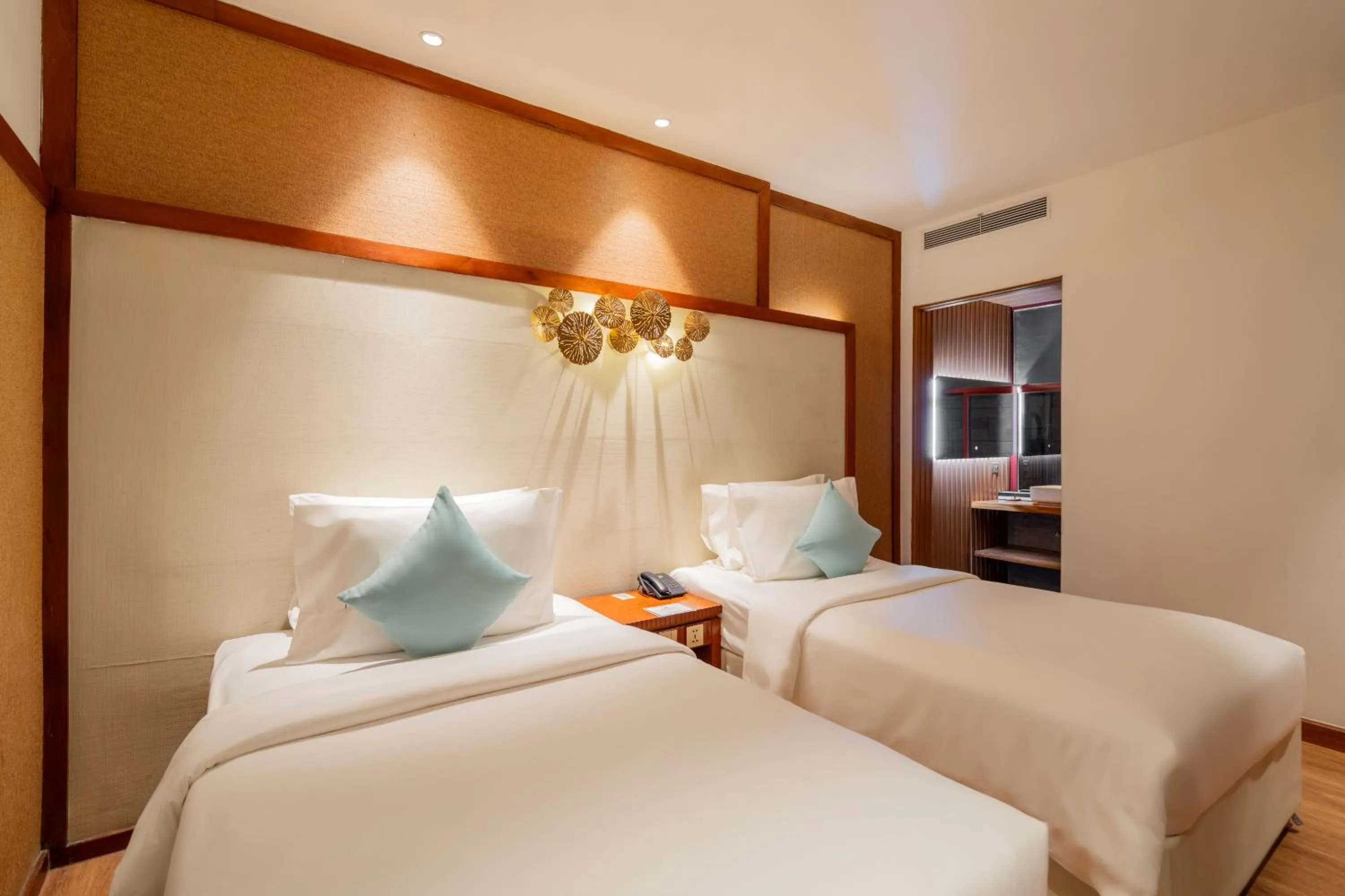 Bed in A&EM Art Hotel