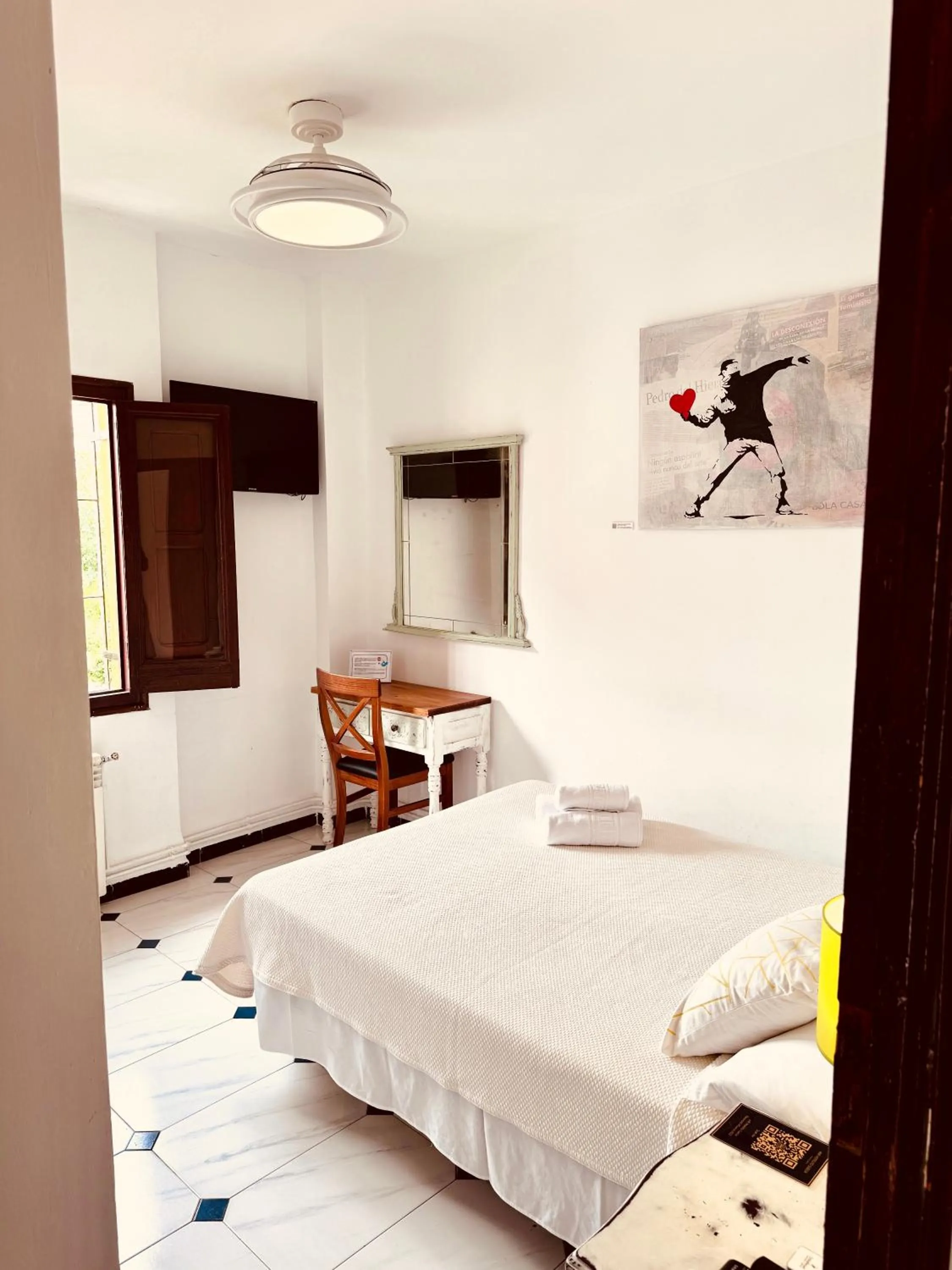 Bed in Hotelito Suecia