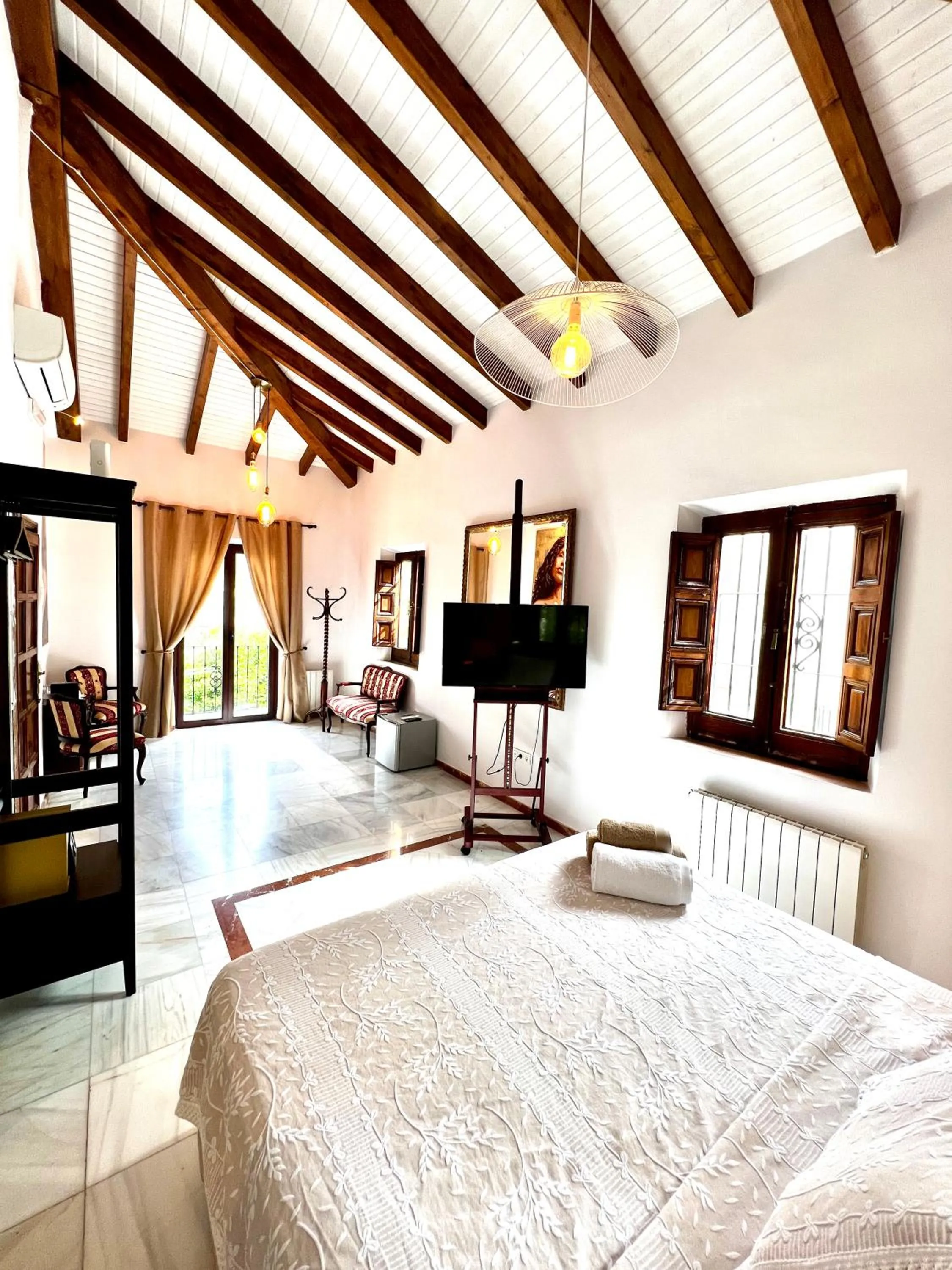 Bed in Hotelito Suecia