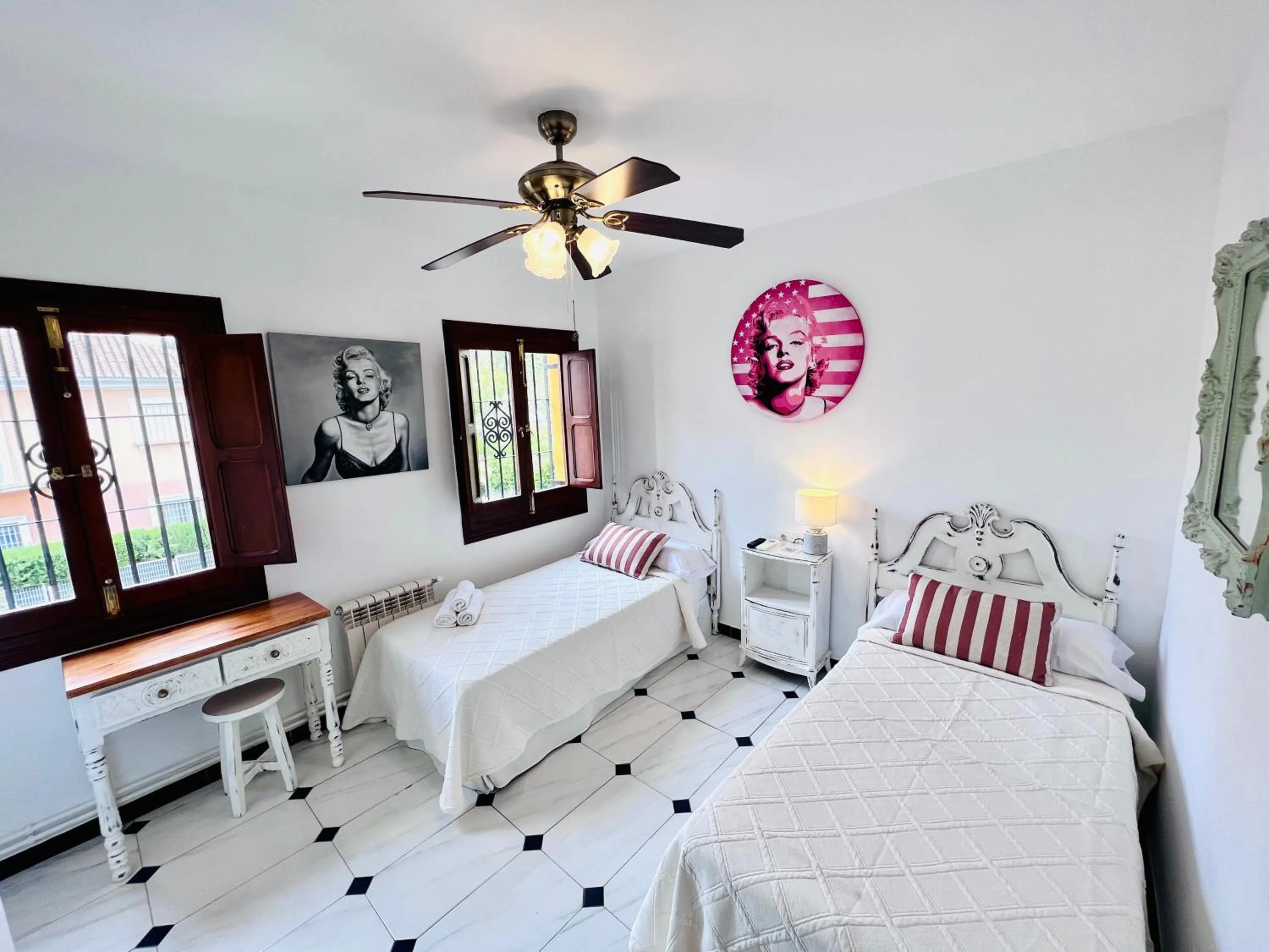 Bed in Hotelito Suecia