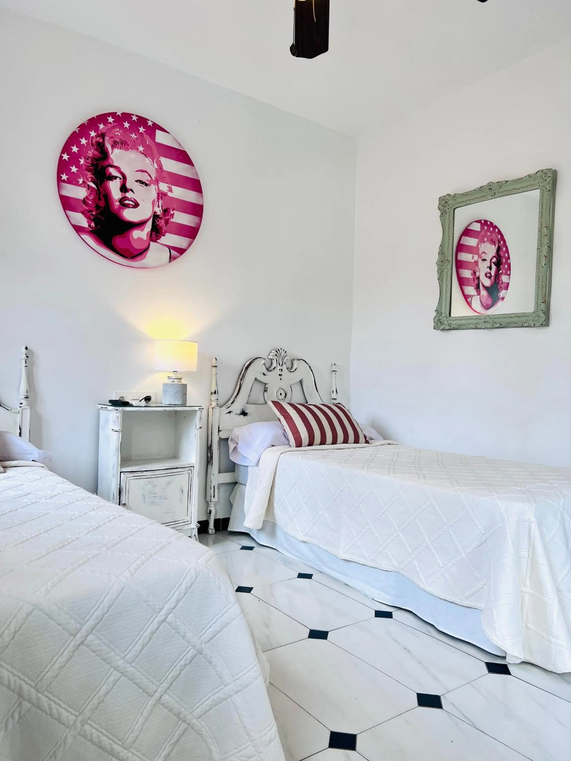 Bed in Hotelito Suecia