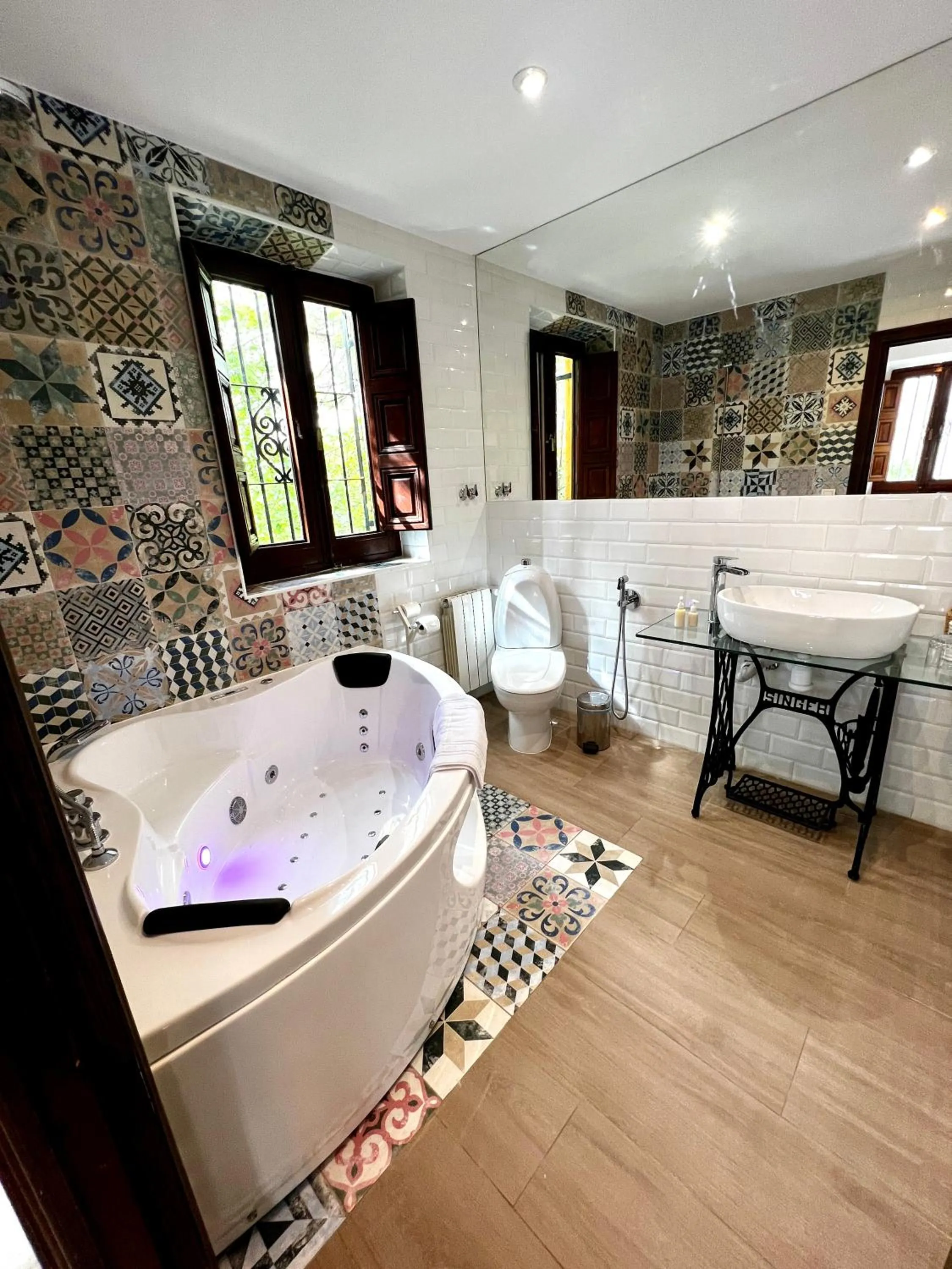 Hot Tub in Hotelito Suecia