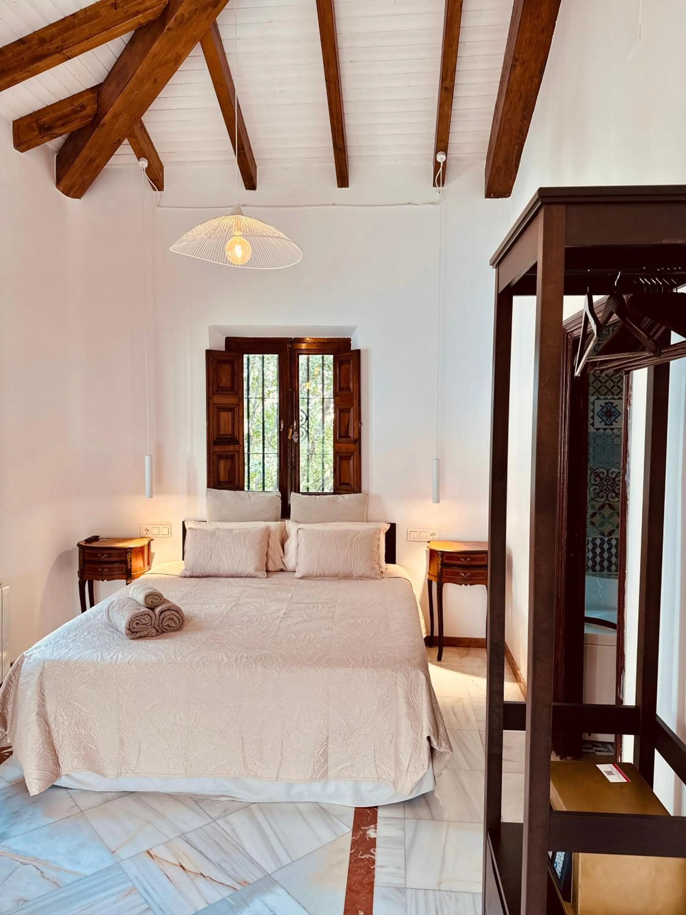 Bed in Hotelito Suecia