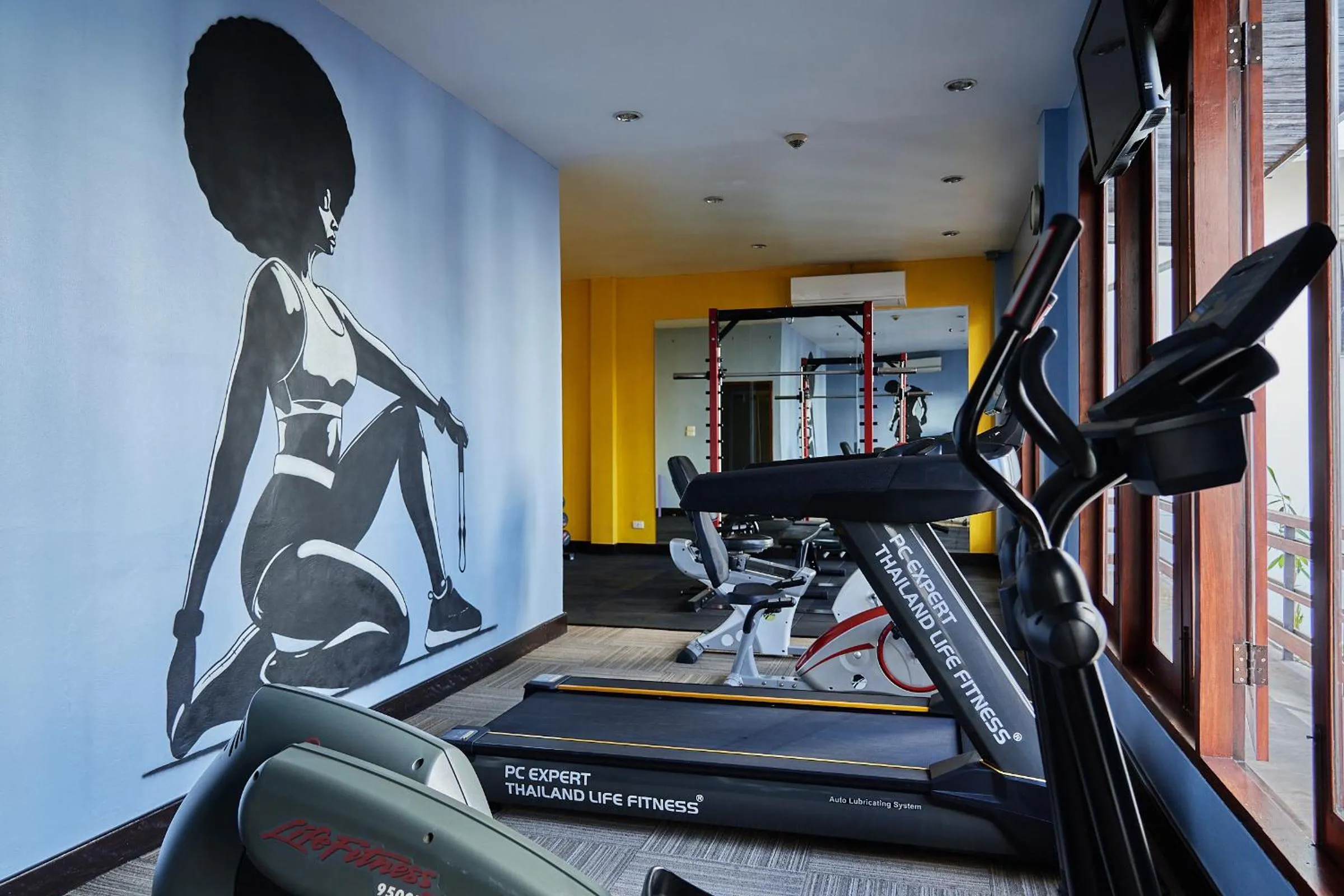 Fitness centre/facilities in Le Charme Vientiane Hotel
