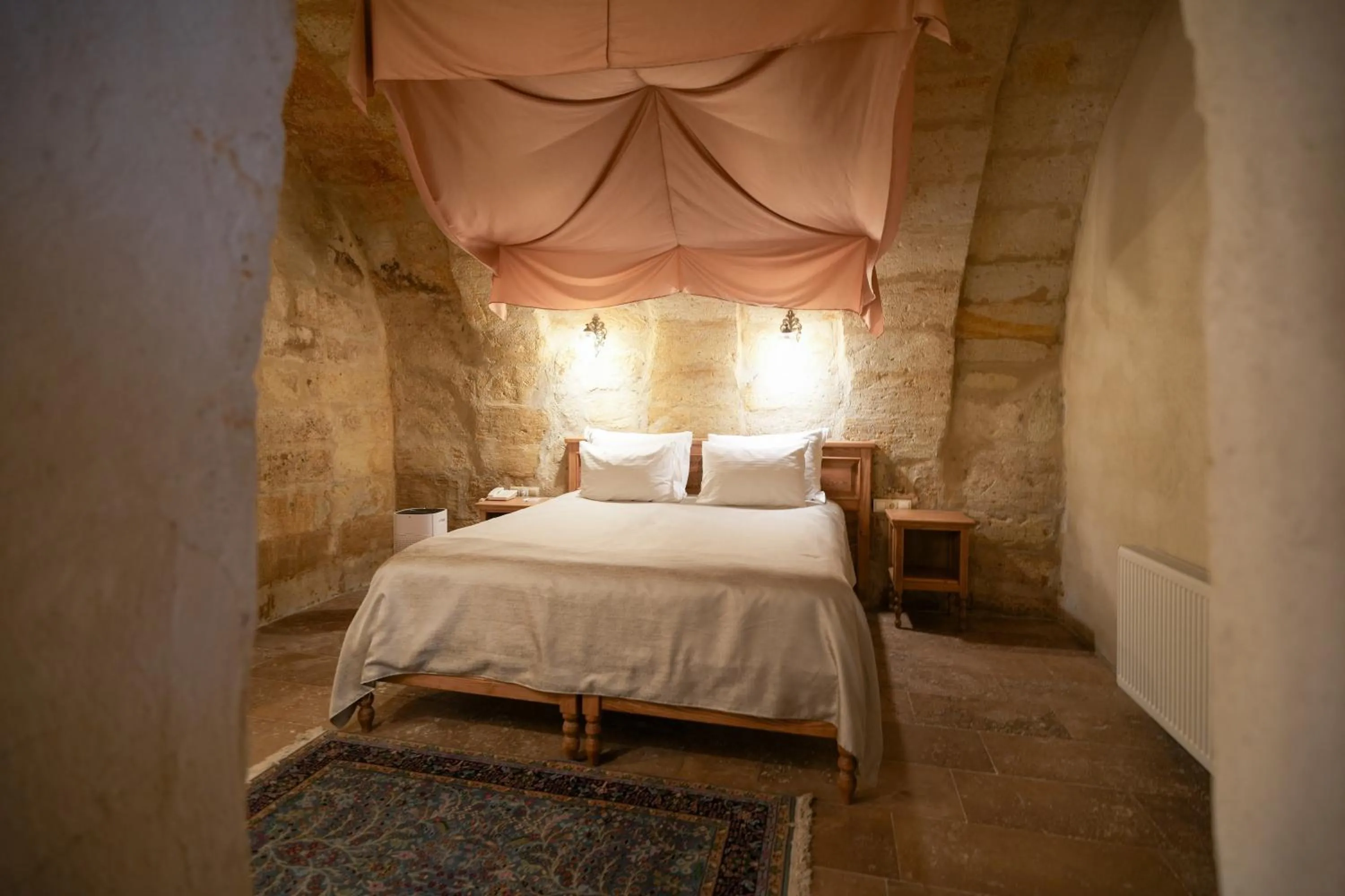 Bed in Urgup Konak Hotel