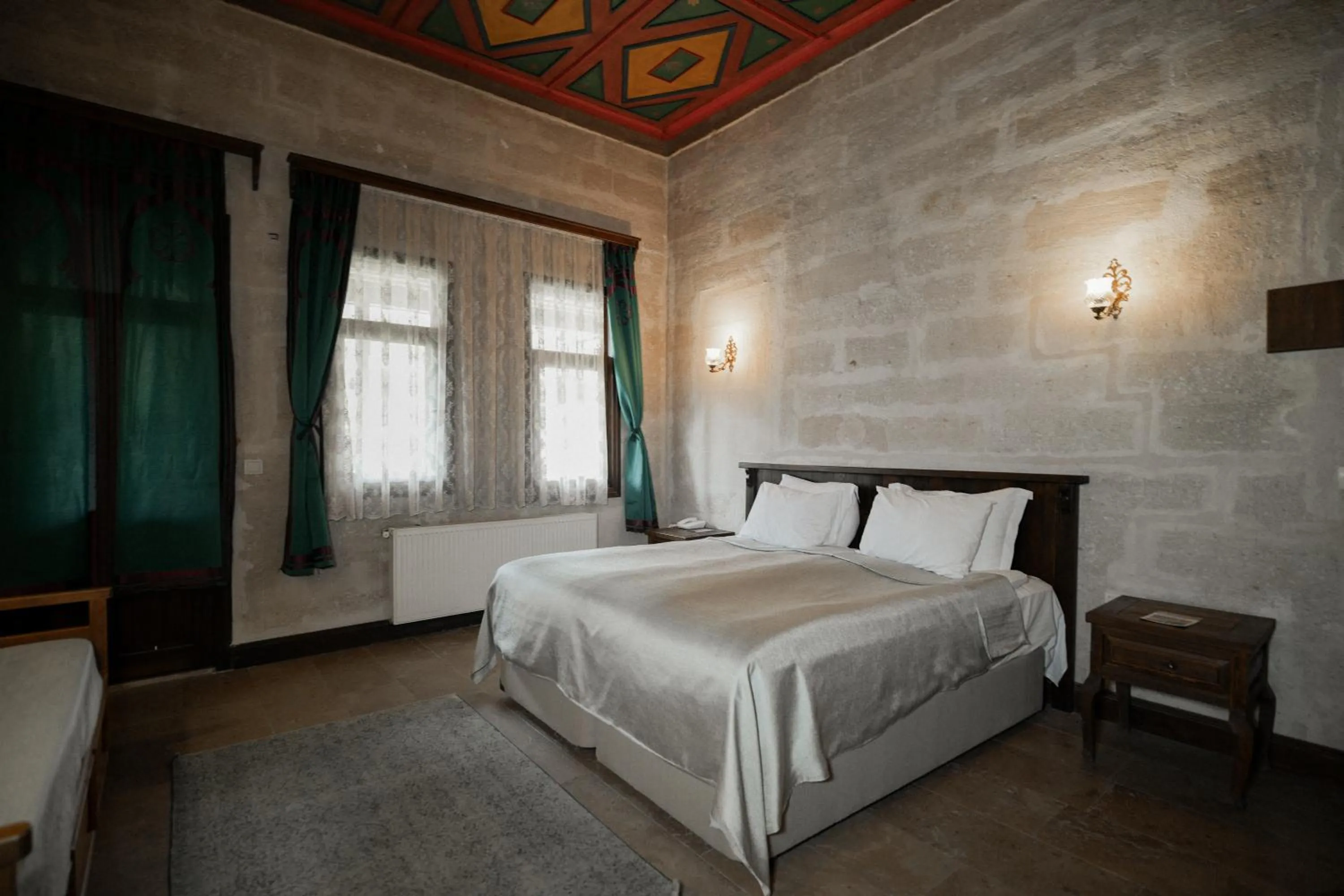 Bed in Urgup Konak Hotel