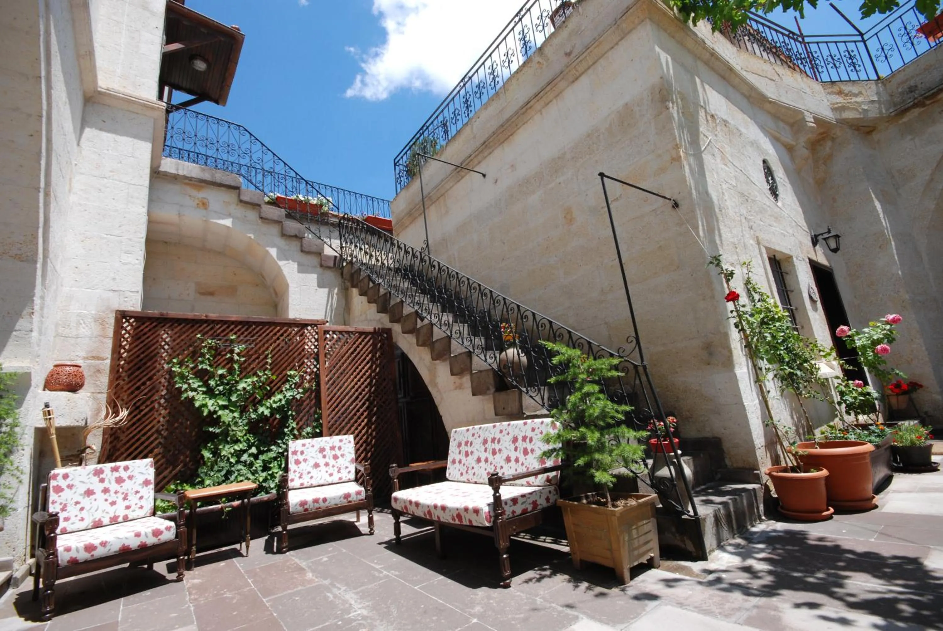 Garden view in Urgup Konak Hotel