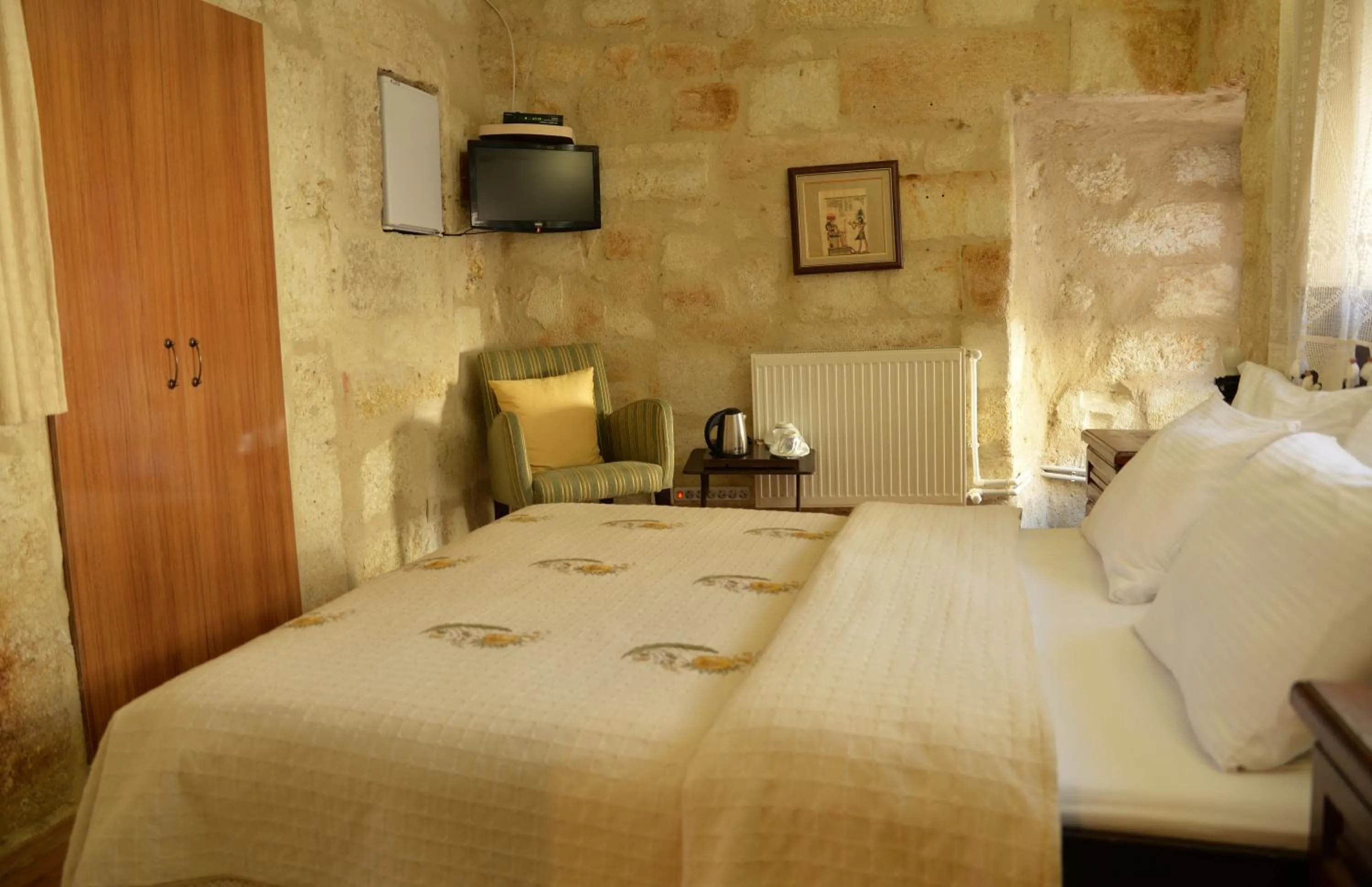 Bed in Urgup Konak Hotel