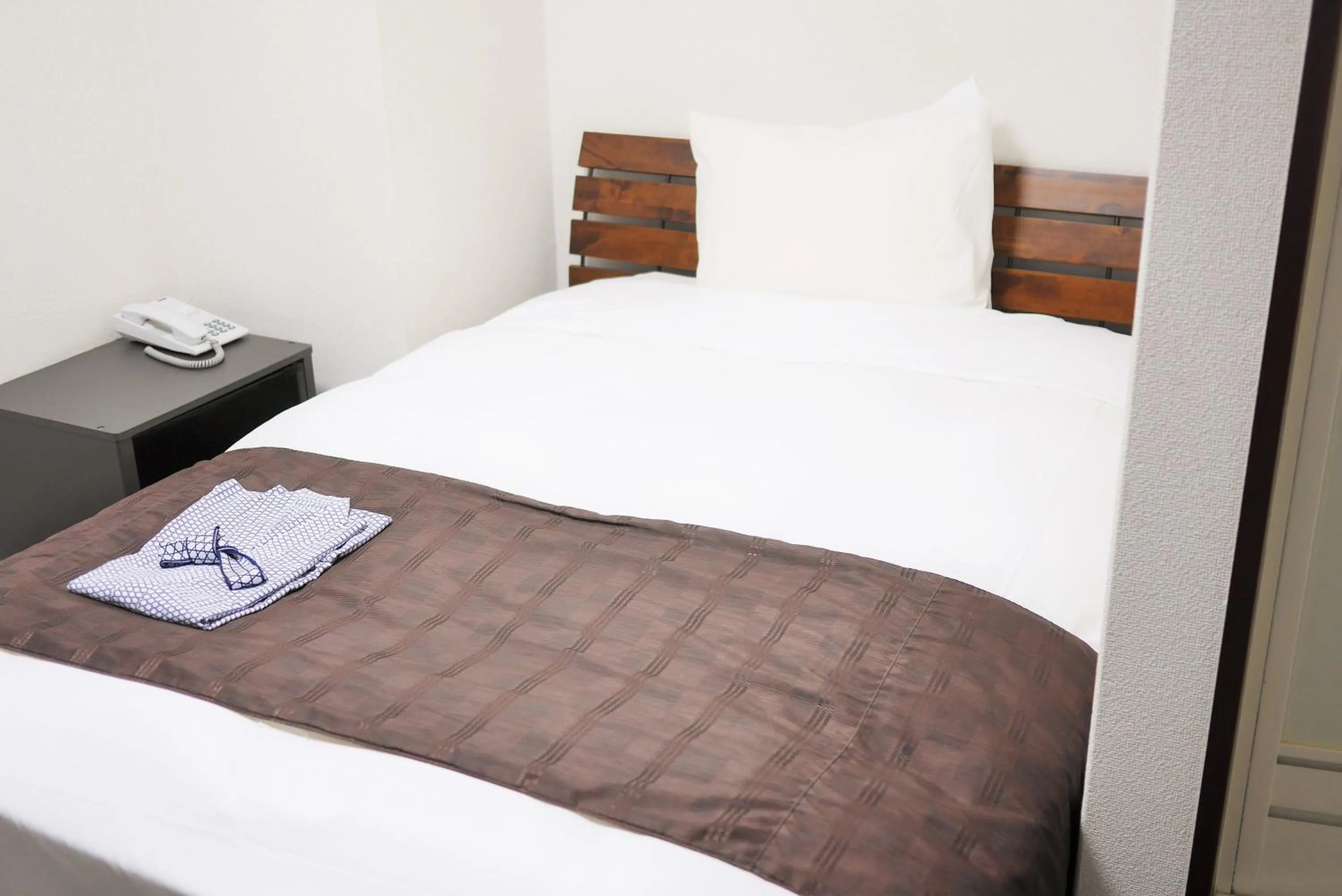 Bed in Hiroshima Peace Hotel