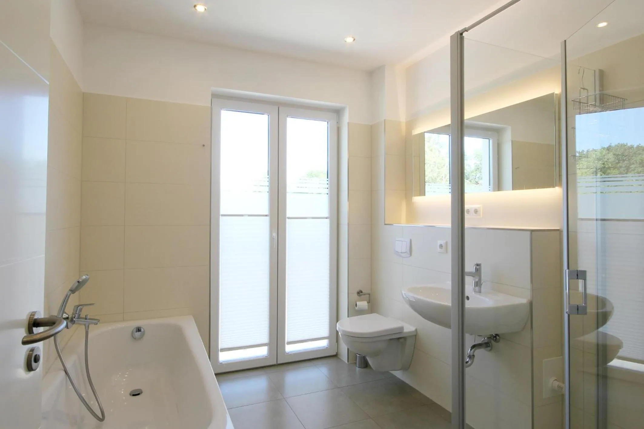 Shower in Villa Südstrandperle by Rujana