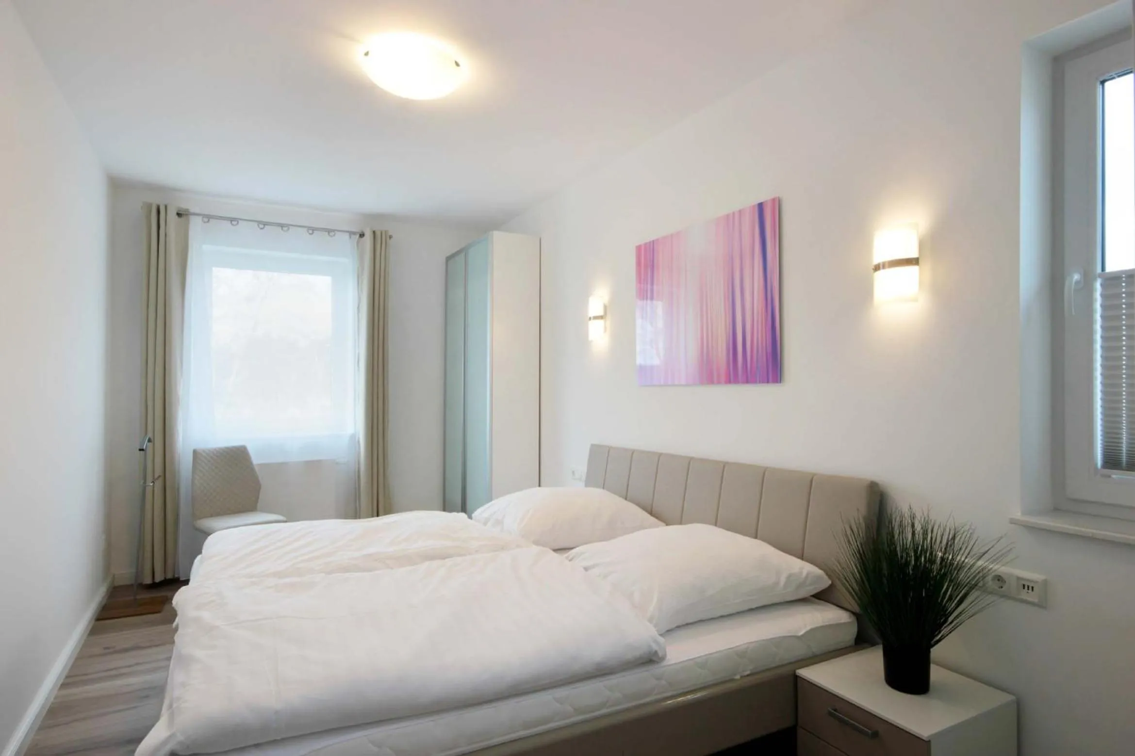 Bedroom, Bed in Villa Südstrandperle by Rujana