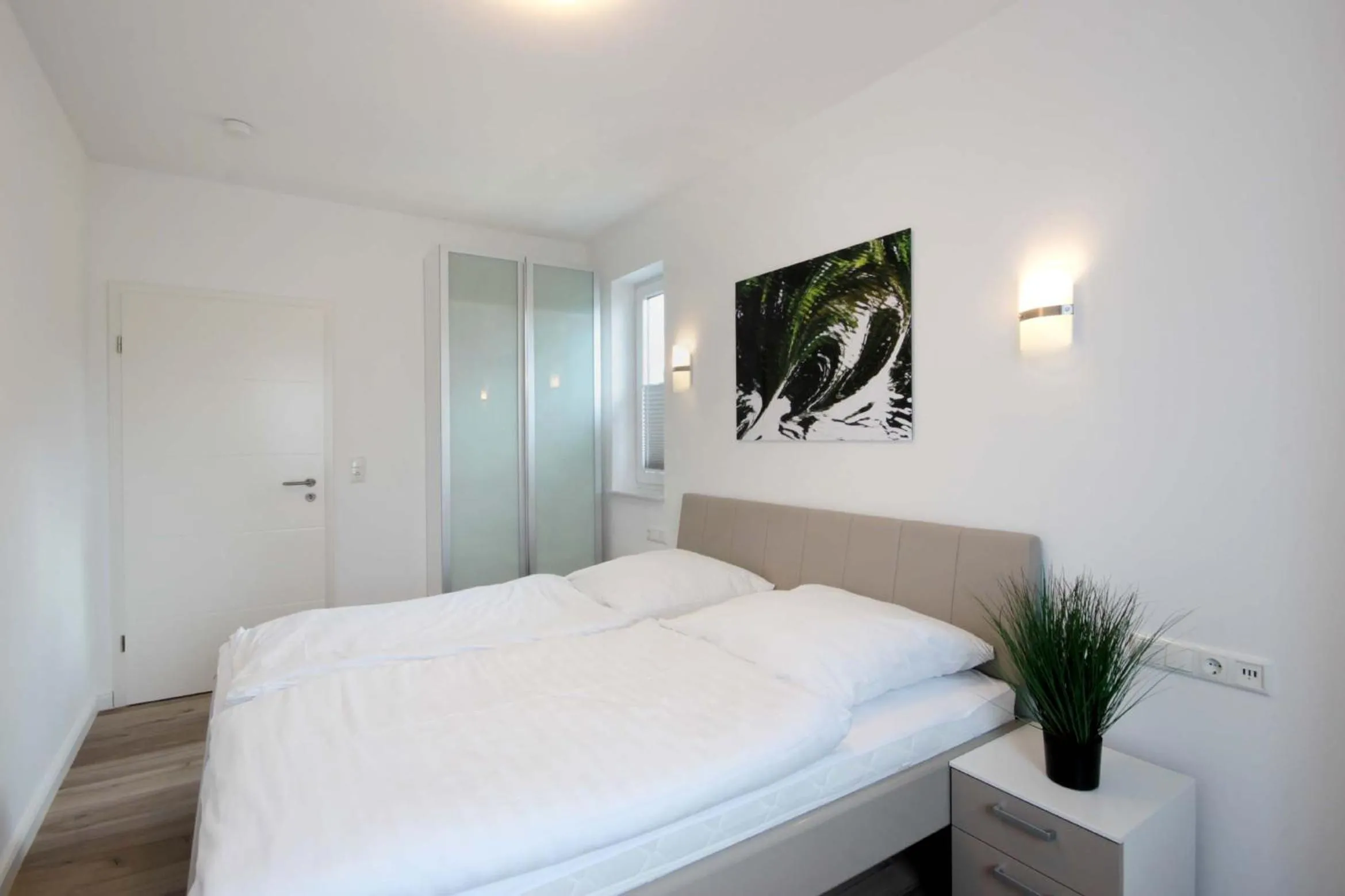 Bedroom, Bed in Villa Südstrandperle by Rujana