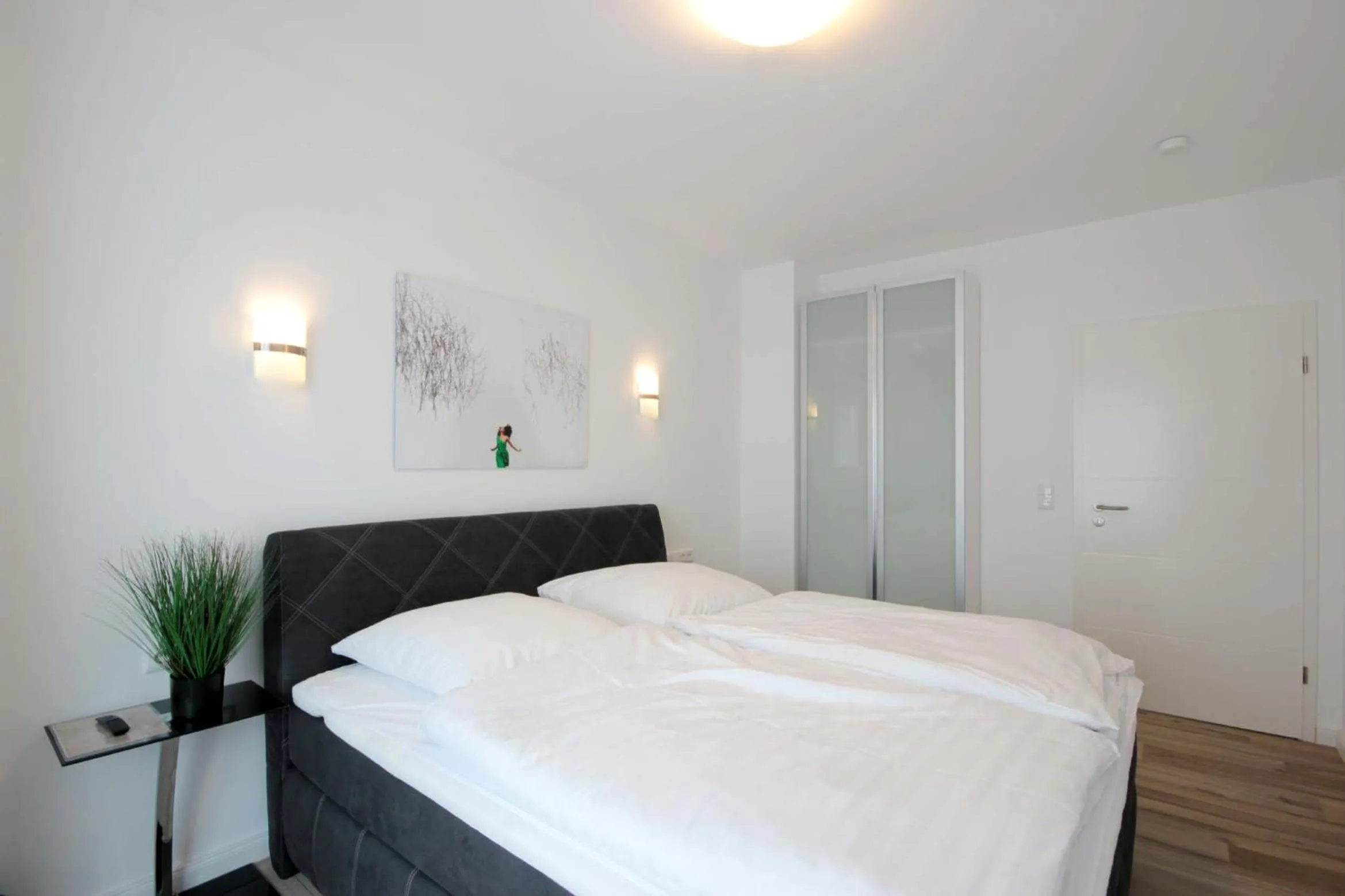 Bedroom, Bed in Villa Südstrandperle by Rujana