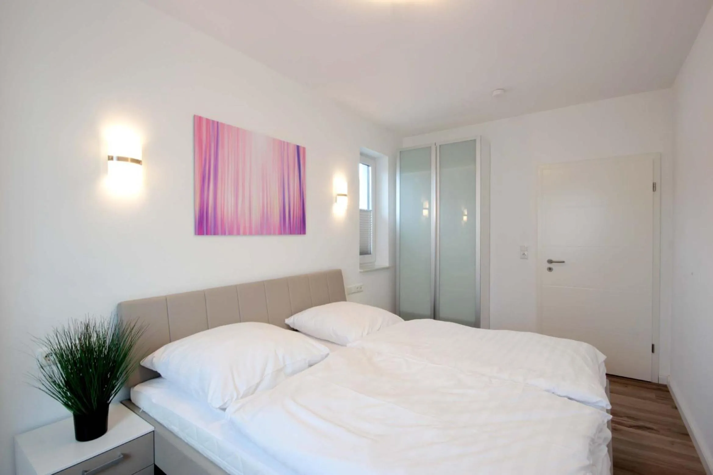 Bedroom, Bed in Villa Südstrandperle by Rujana