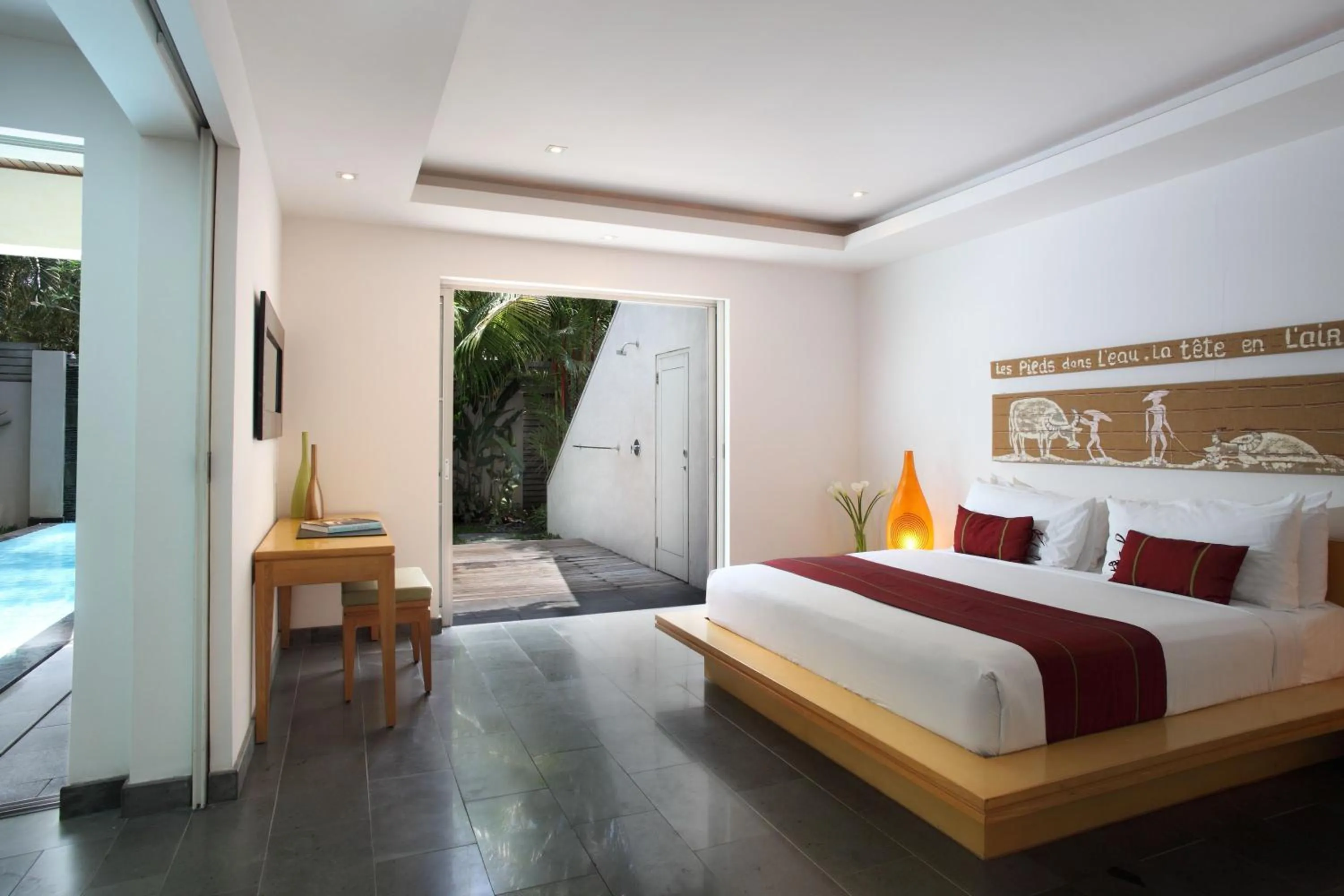 Bedroom, Bed in Bali Island Villas and Spa Seminyak