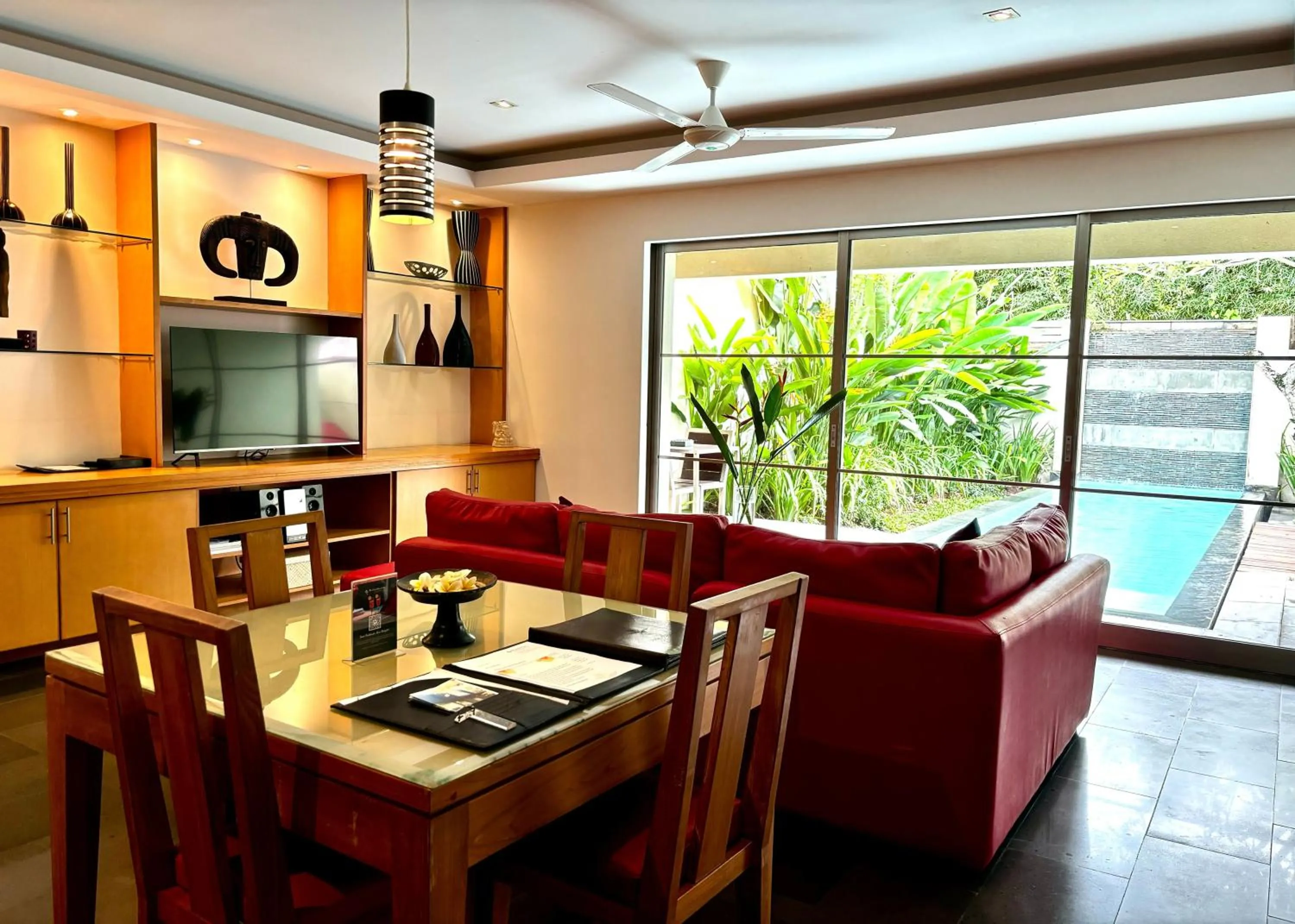 Living room in Bali Island Villas and Spa Seminyak