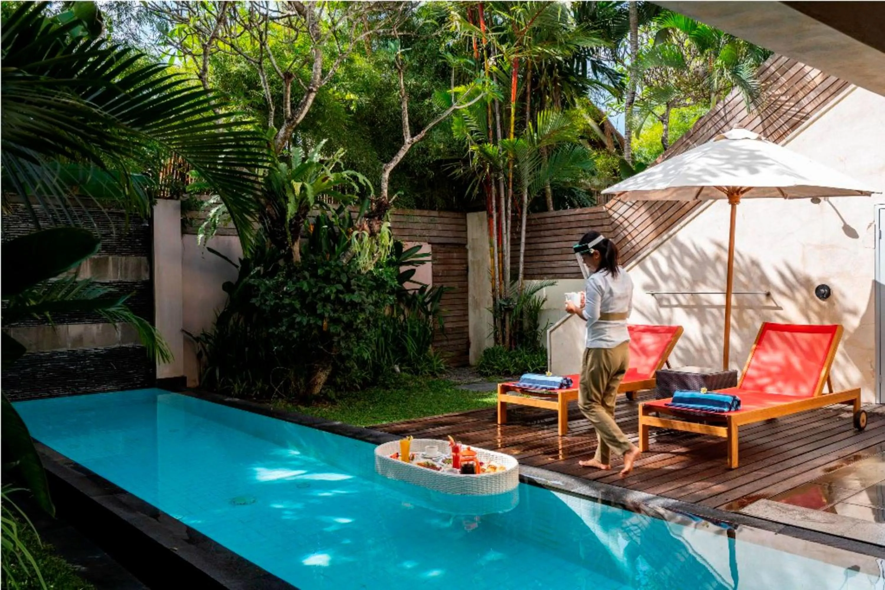 Swimming pool in Bali Island Villas and Spa Seminyak